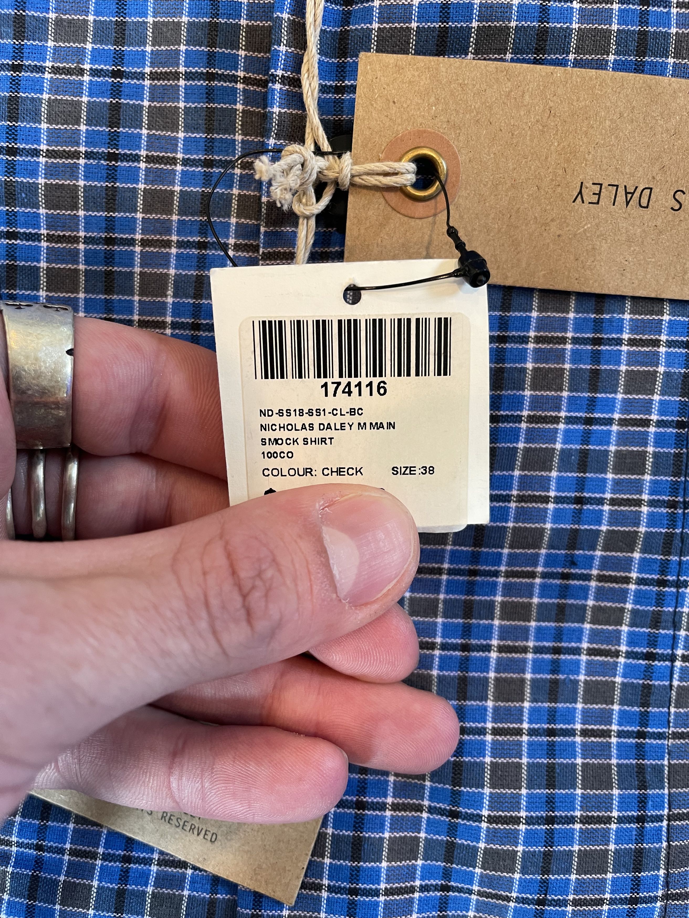 Nicholas Daley New with Tags Nicholas Daley Panel Quarter Button Down Size US XL / EU 56 / 4 - 5 Thumbnail