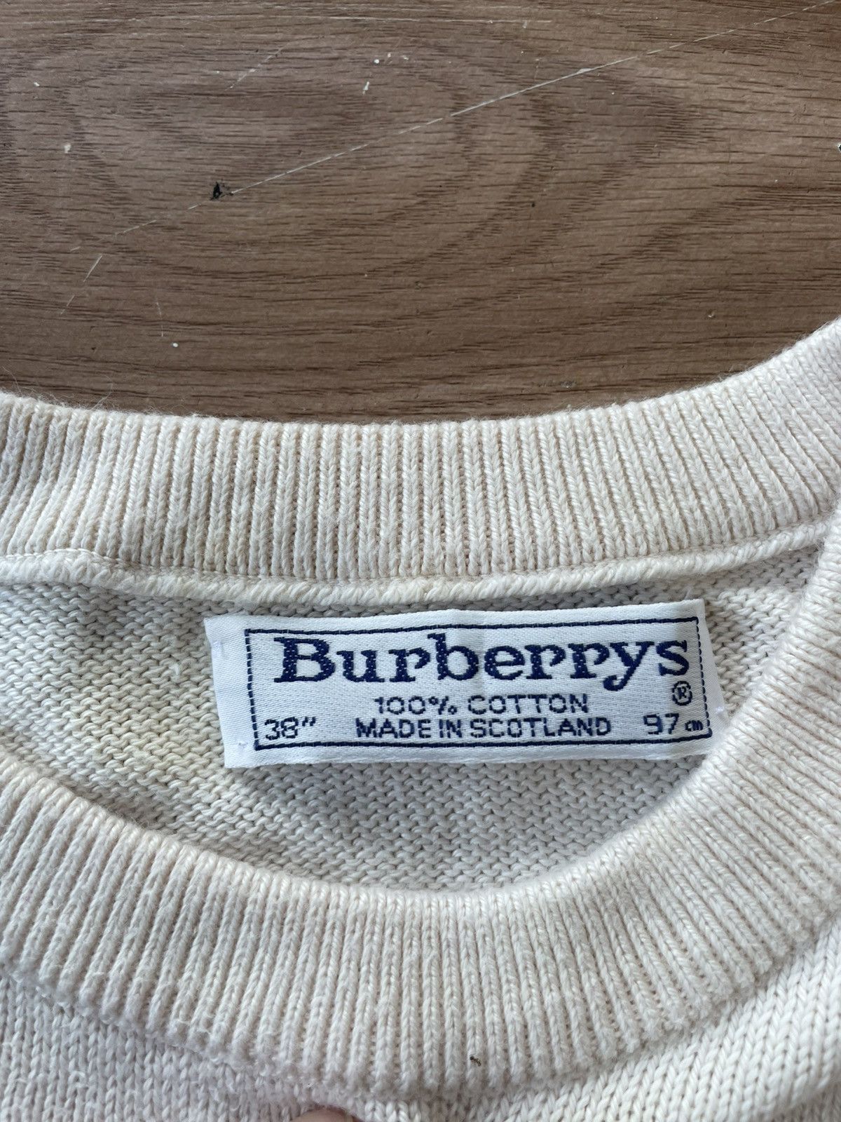 Burberry Vintage burberrys big logo sweatshirt Size US L / EU 52-54 / 3 - 4 Thumbnail