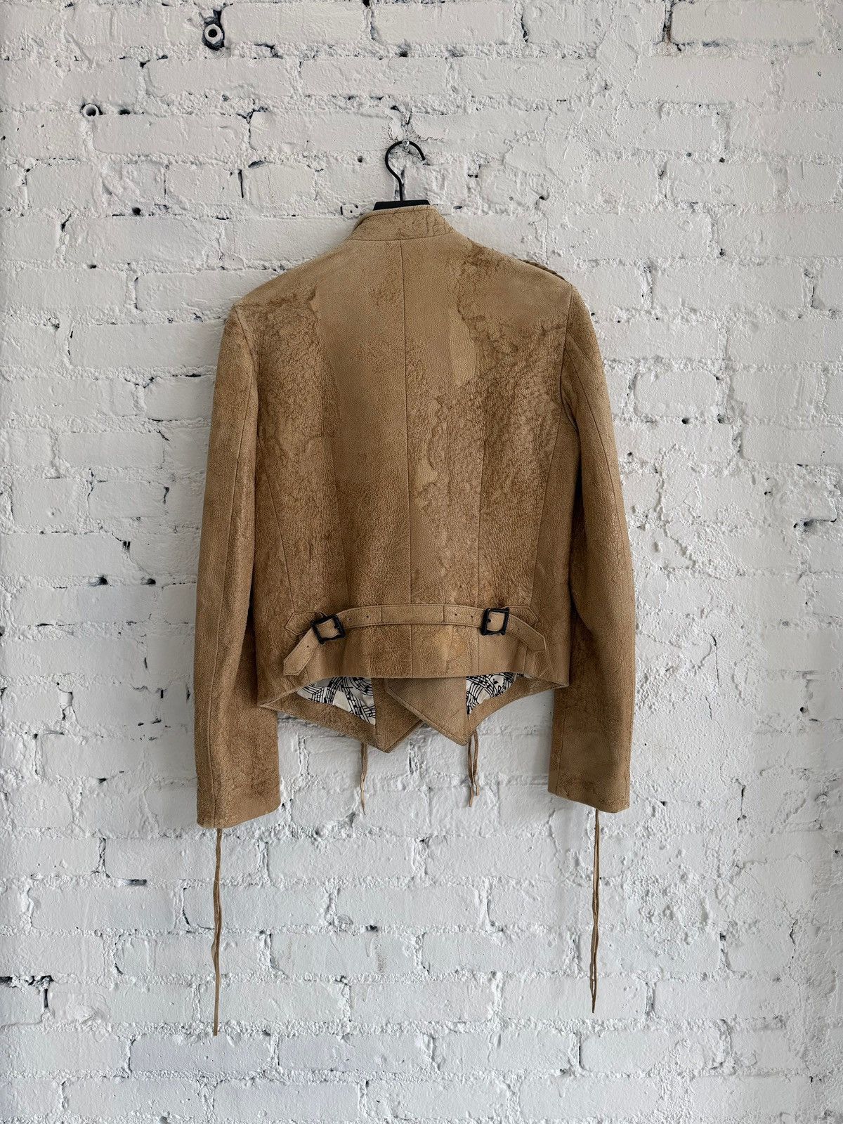 Number (N)ine S/S 2007 NUMBER NINE NAPOLEON BLISTERED LEATHER JACKET Size US M / EU 48-50 / 2 - 2 Thumbnail