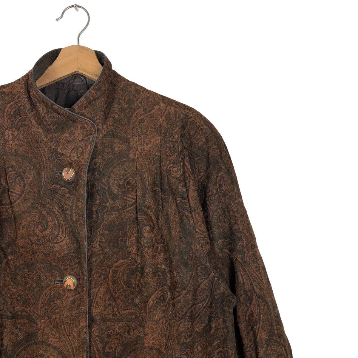 Japanese Brand 🔥90’s Navajo Aztec Over Print Suede Jacket Fabio Mantegazza Size US M / EU 48-50 / 2 - 6 Thumbnail