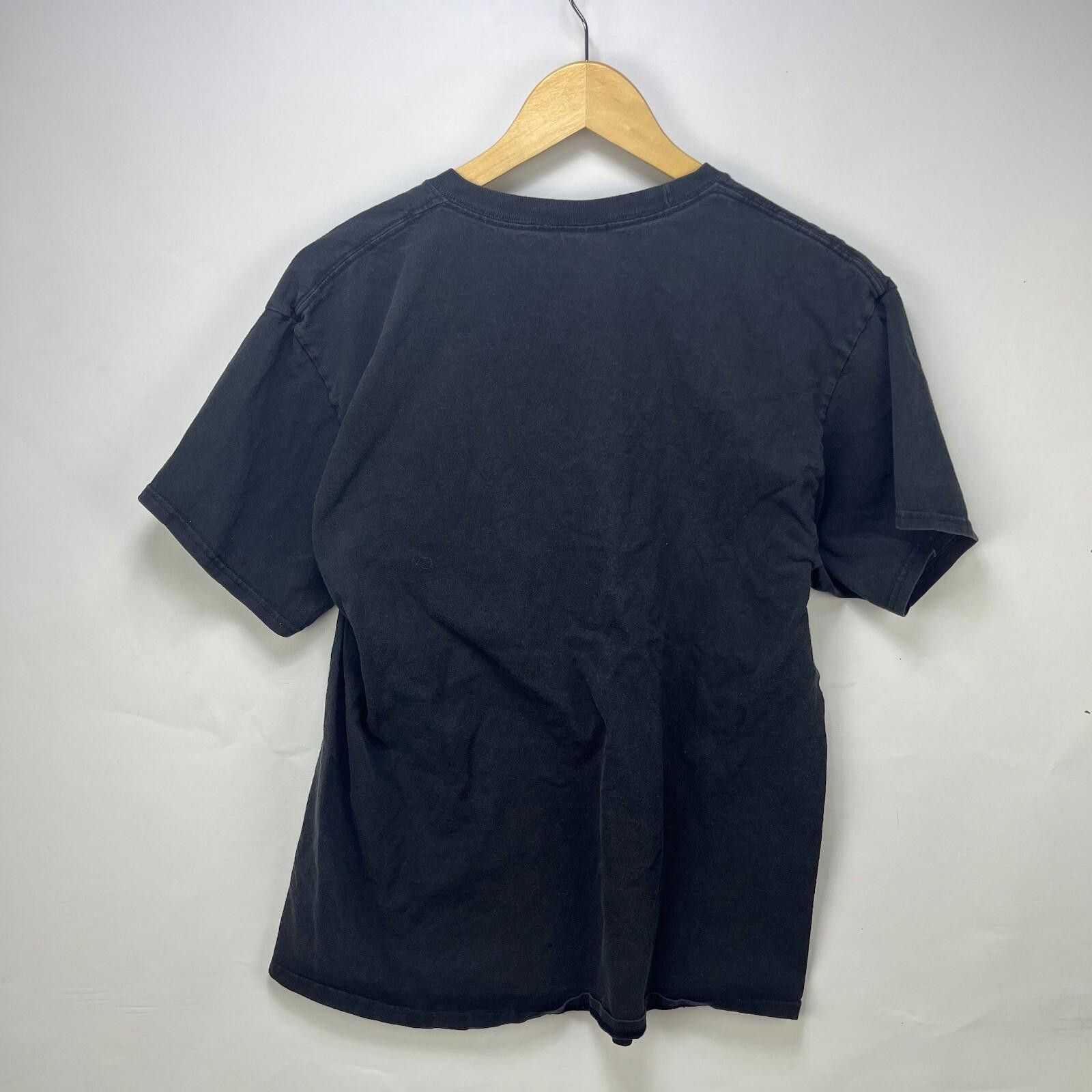 Jos. A. Bank Vintage Sun Faded Blank Black T-Shirt Large 90s Y2K Size US L / EU 52-54 / 3 - 8 Thumbnail