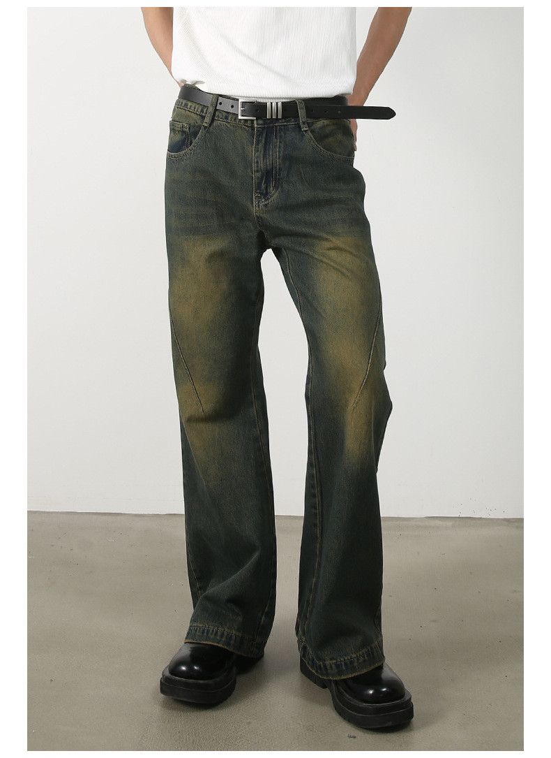 Japanese Brand × Jean High street washed distressed loose flared jeans Size US 34 / EU 50 - 5 Thumbnail
