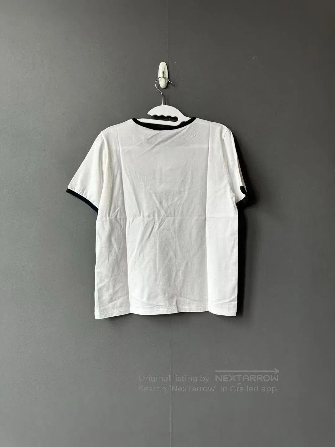 Celine Celine White Triomphe Short-Sleeve. Size S / US 4 / IT 40 - 2 Thumbnail