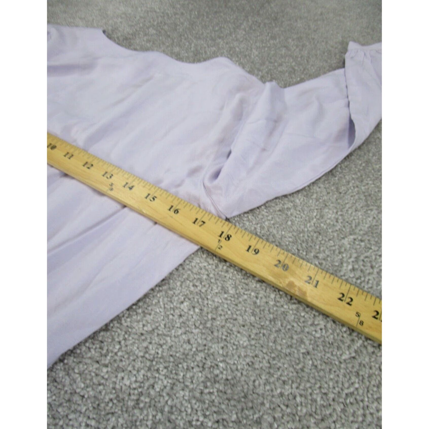 J.Crew J Crew Womens Long Sleeve Purple Shirt Tie Waist Extra Large XL New Size XS / US 0-2 / IT 36-38 - 6 Thumbnail