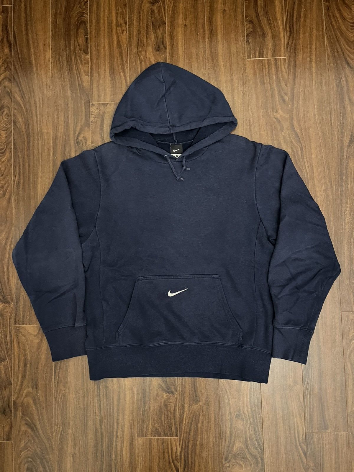 Vintage Y2K Nike Centre Swoosh Hoodie