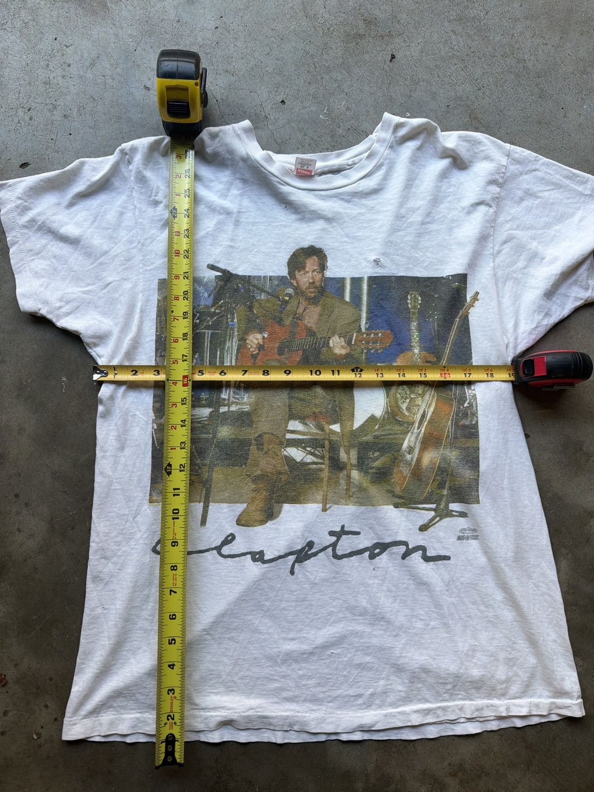 Vintage Vintage 90s Eric Clapton Unplugged T Shirt Size XL Size US XL / EU 56 / 4 - 3 Thumbnail