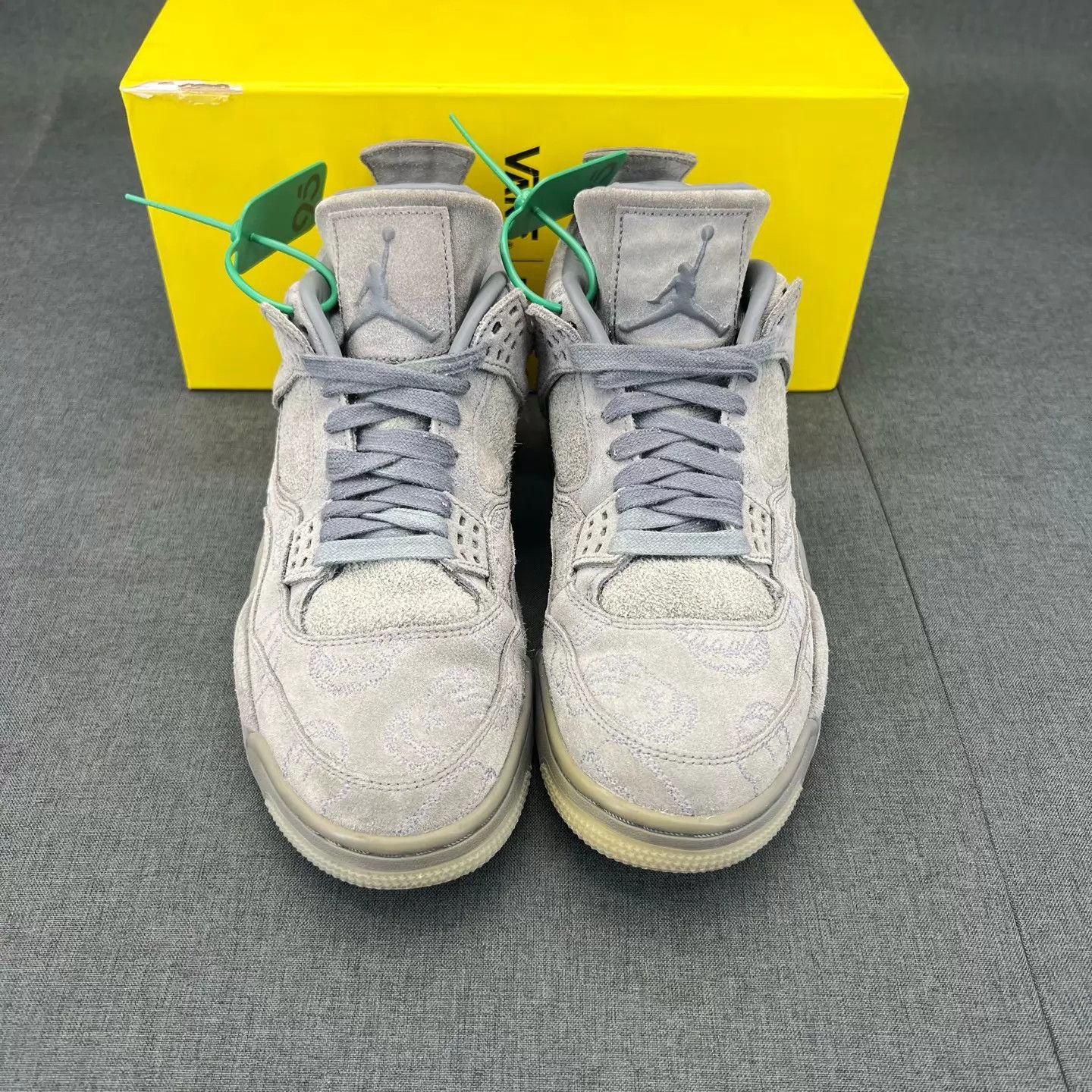 Nike Air Jordan 4 Kaws Gray 41 New With Box Size US 8 / EU 41 - 4 Thumbnail