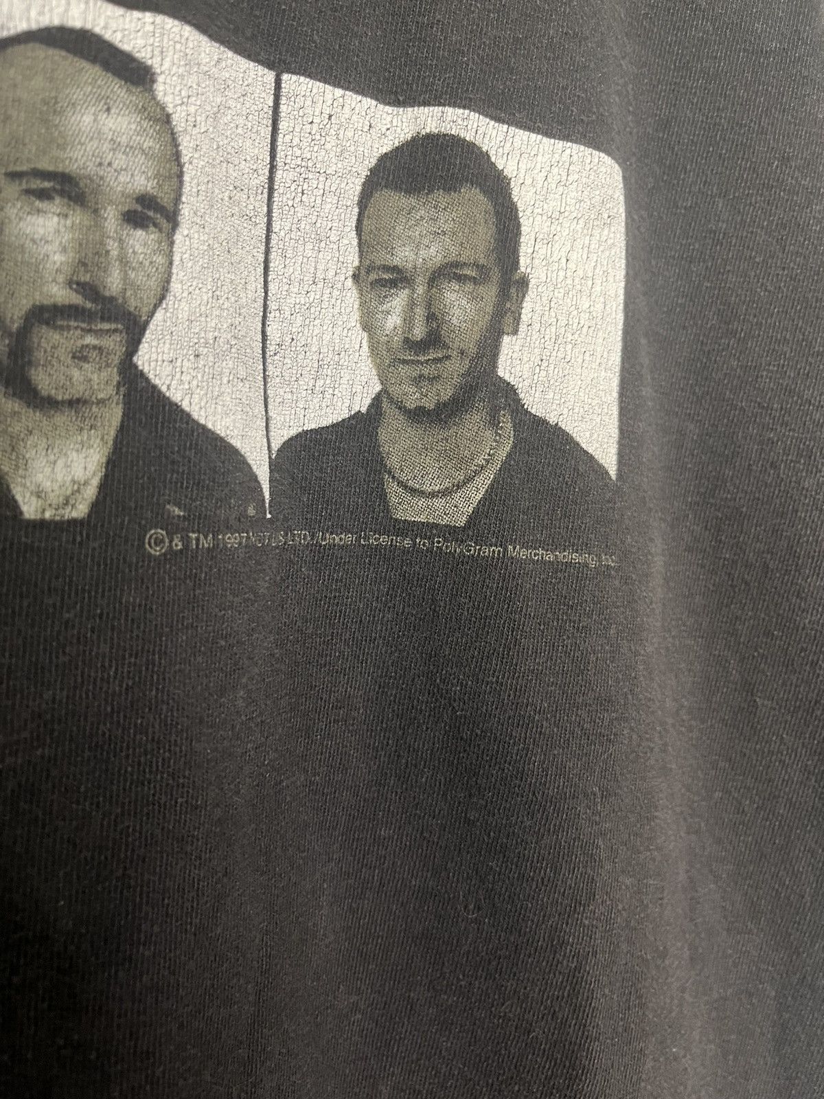 Vintage U2 Pop Mart Concert 1997 Tour T-Shirt Polygram tee Size US M / EU 48-50 / 2 - 5 Thumbnail