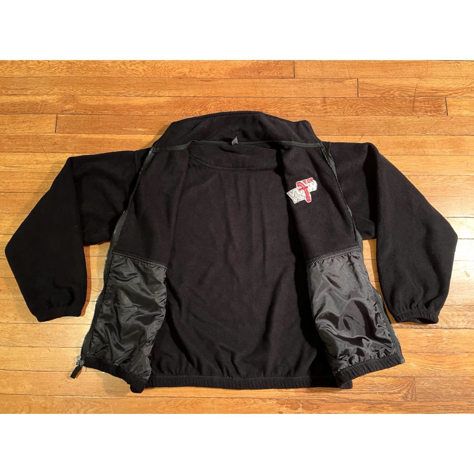 Vintage WFUV 90.7 Radio Station Fleece Sweatshirt Mens Small Black Full Zip Size US S / EU 44-46 / 1 - 5 Thumbnail