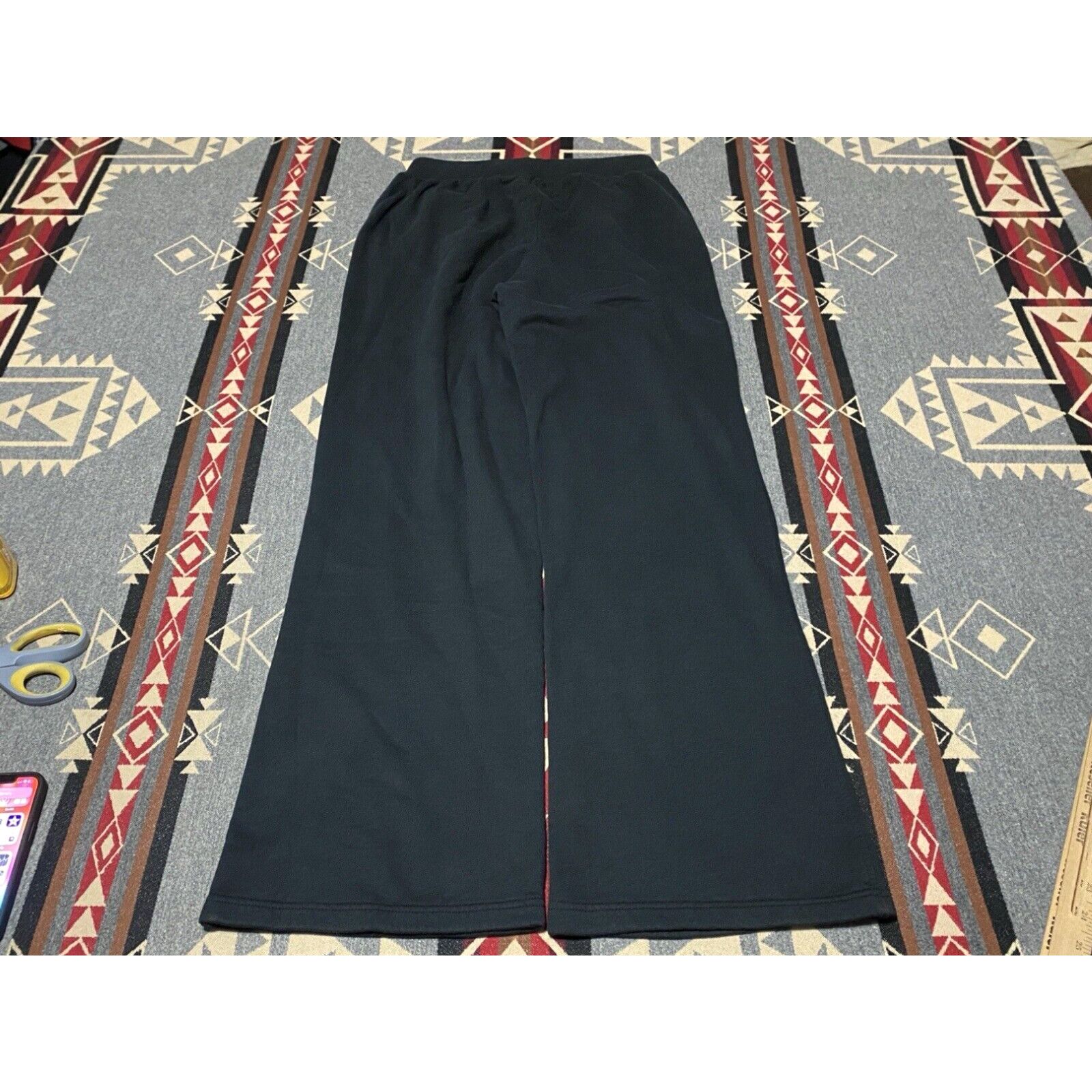 Good American GoodAmerican WIDELEGSWEATPANT GS0239KSize 3 [Large] BlackT70 Size ONE SIZE - 2 Thumbnail