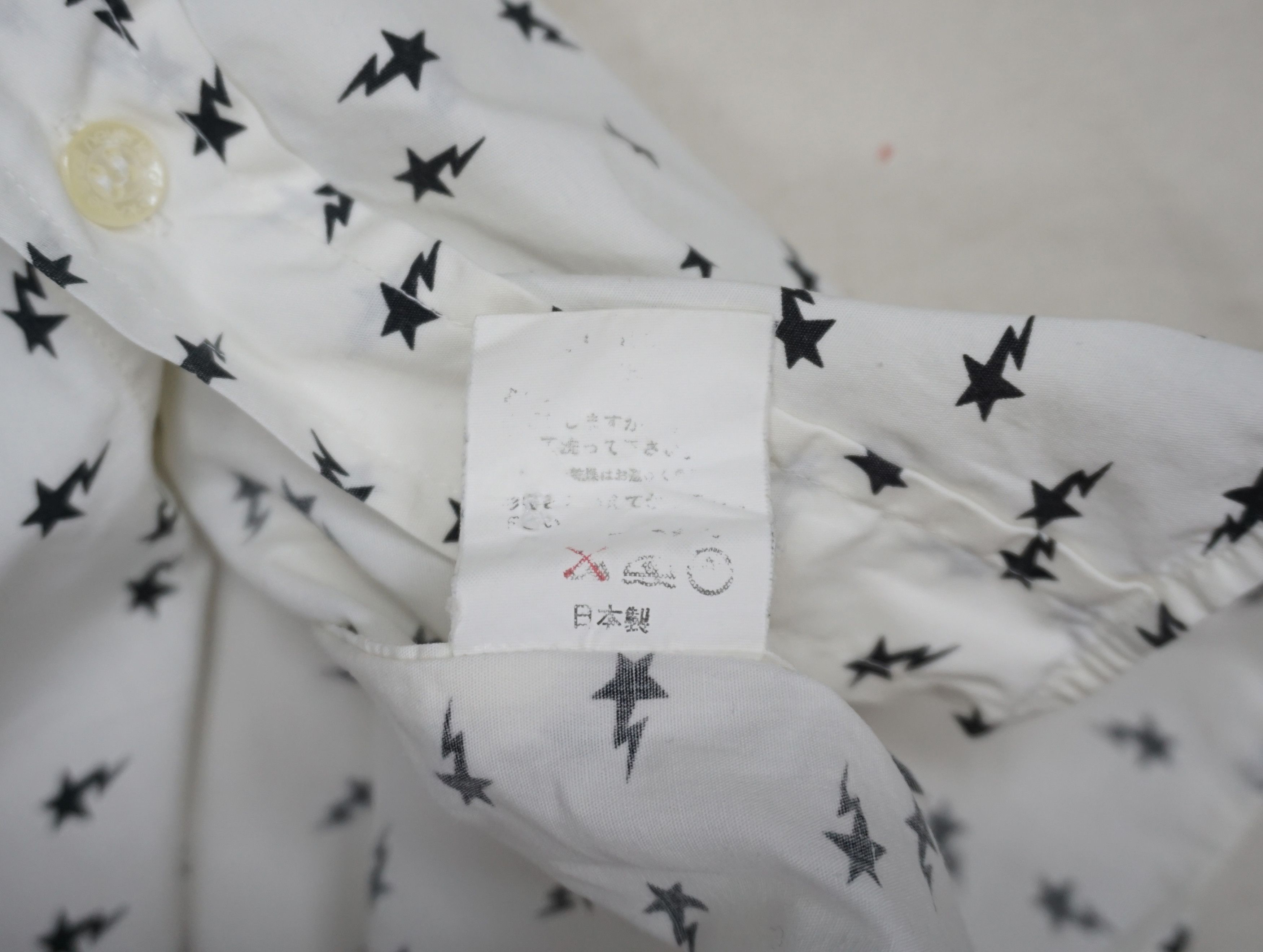 Bape × Vintage A Bathing Ape Star Print Button ups Shirt Size US XL / EU 56 / 4 - 7 Thumbnail