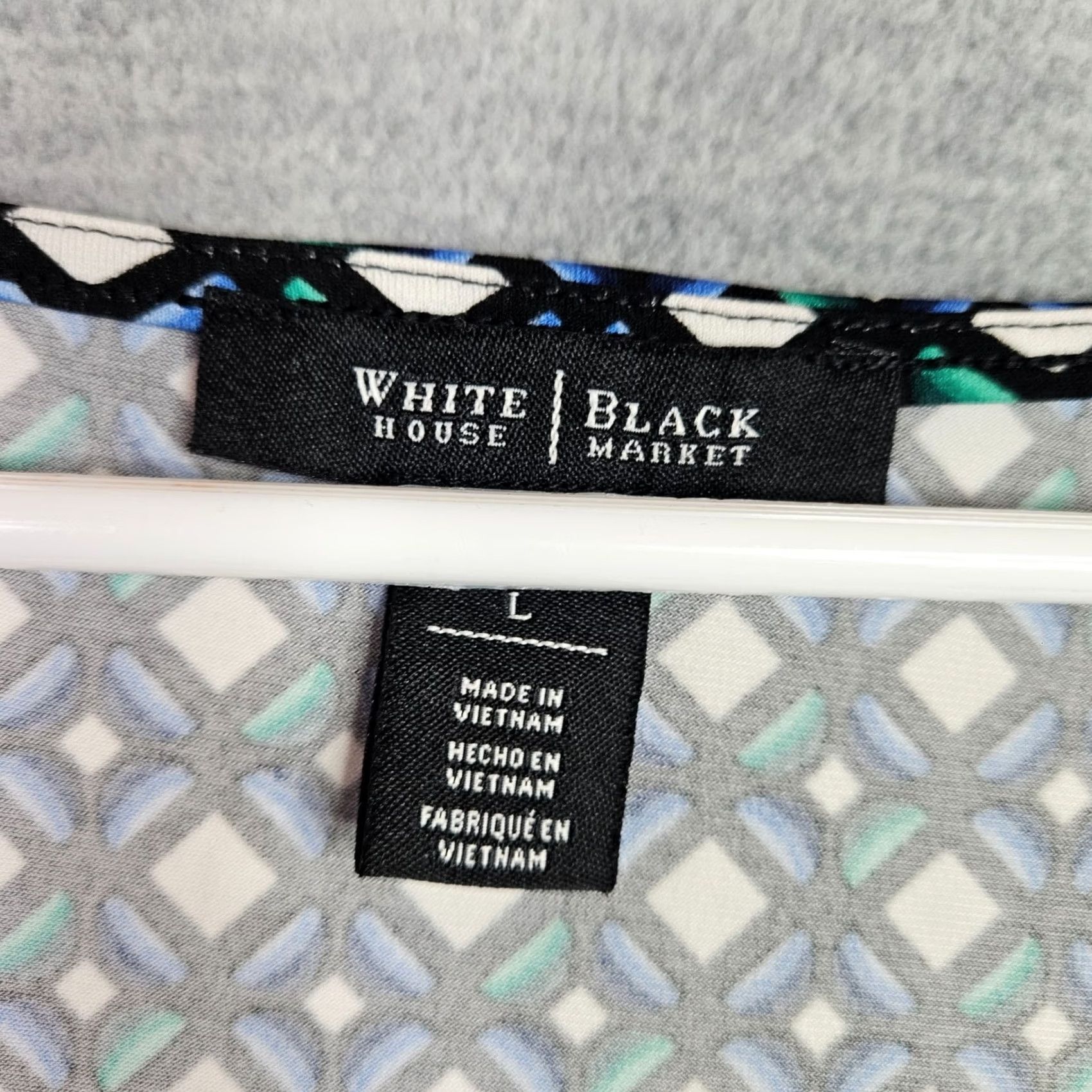 White House Black Market White House Black Market Tank Top Women Round Neck Pattern Printed Multicolor Sleeveless Sz L Adult Regular Size L / US 10 / IT 46 - 4 Thumbnail