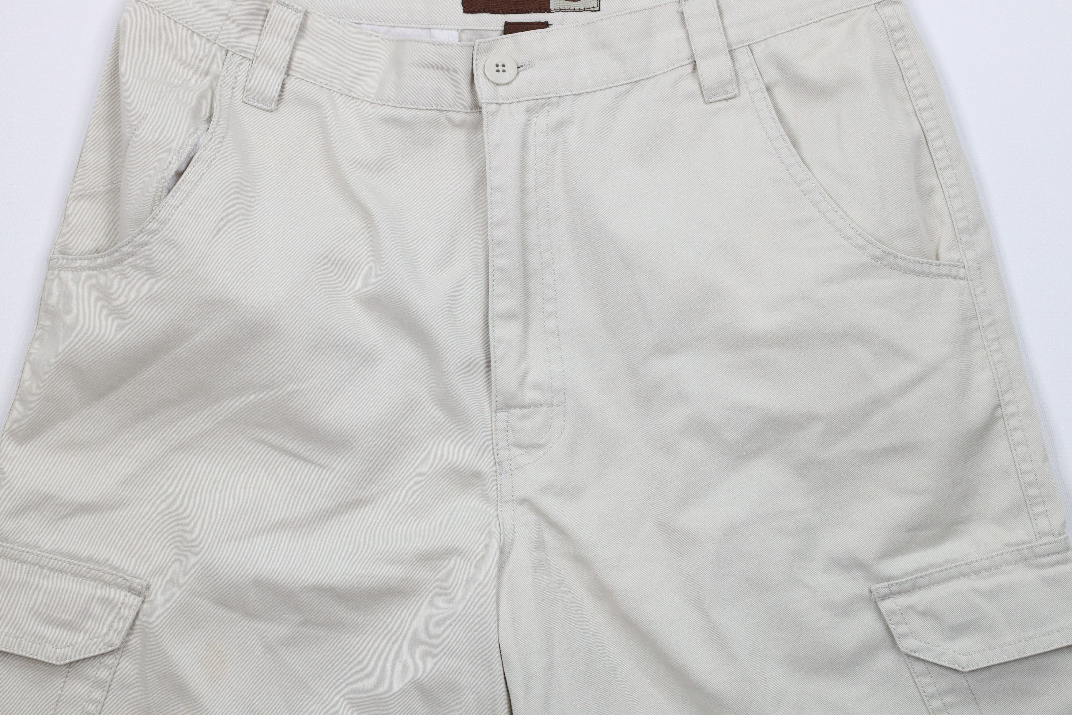 Gotcha × Vintage Vintage 90s Gotcha Surfing Baggy Fit Cargo Shorts Beige Size US 34 / EU 50 - 3 Thumbnail
