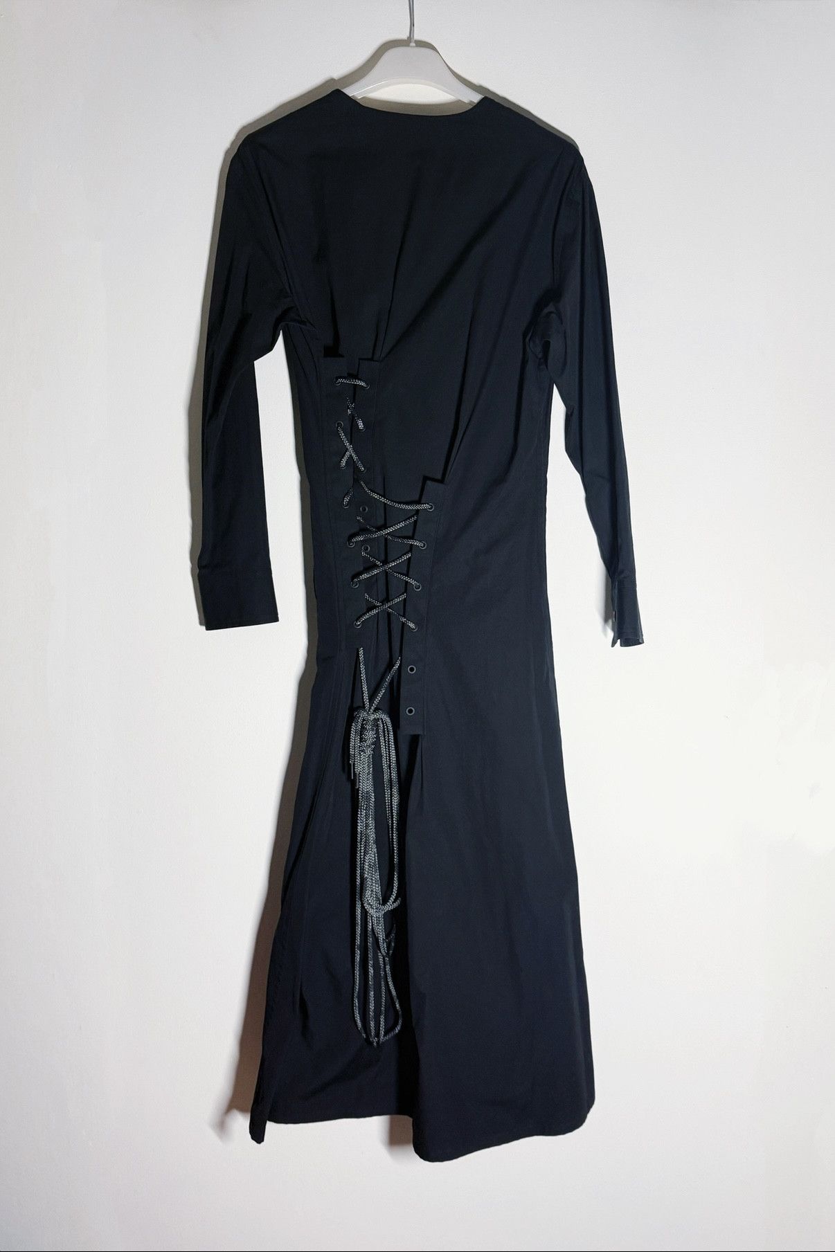 Yohji Yamamoto Yohji Yamamoto A/W 2020-21 lace up dress Size S / US 4 / IT 40 - 3 Thumbnail