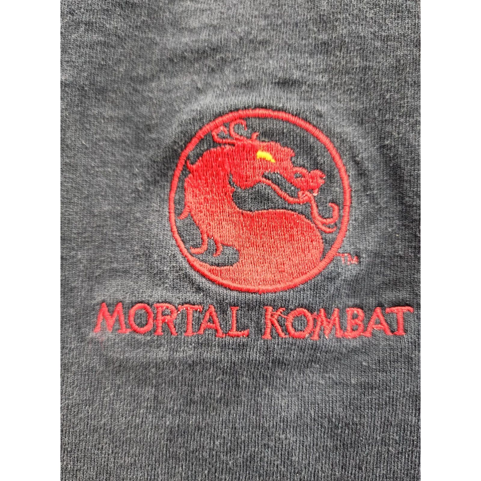 Thrasher VINTAGE Mortal Kombat Jacket Full Zip Black XL Unisex Adults Distressed Thrashed Windbreaker Size XL Men s Women s Size US XL / EU 56 / 4 - 2 Thumbnail
