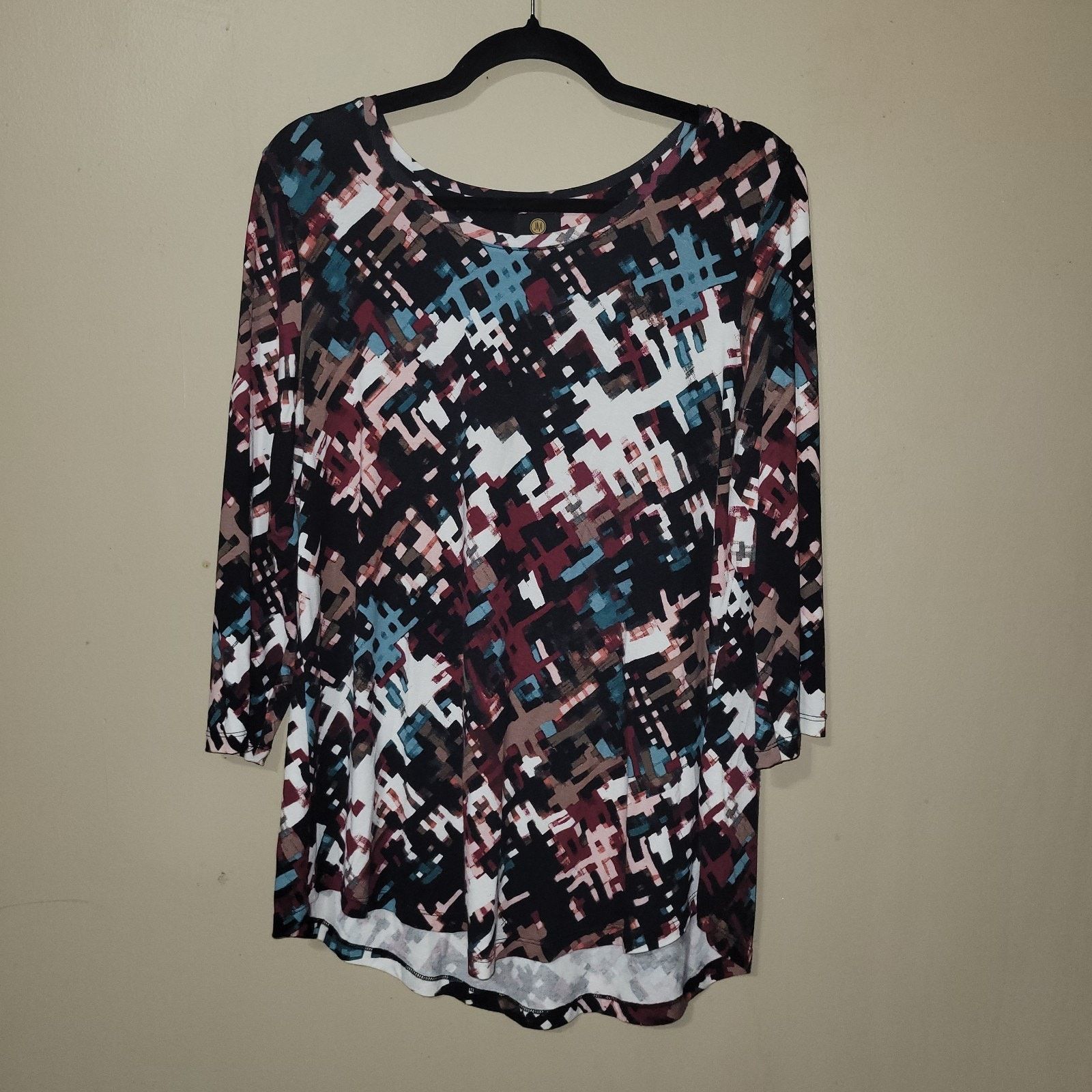 & Other Stories JM Collection Women Sz M Ivory Brown Cotton Pullover Artsy Size M / US 6-8 / IT 42-44 - 1 Thumbnail