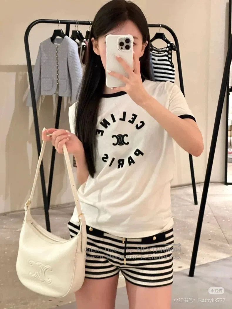 Celine Celine Paris Arc de Triomphe Logo Short. Size US M / EU 48-50 / 2 - 2 Thumbnail
