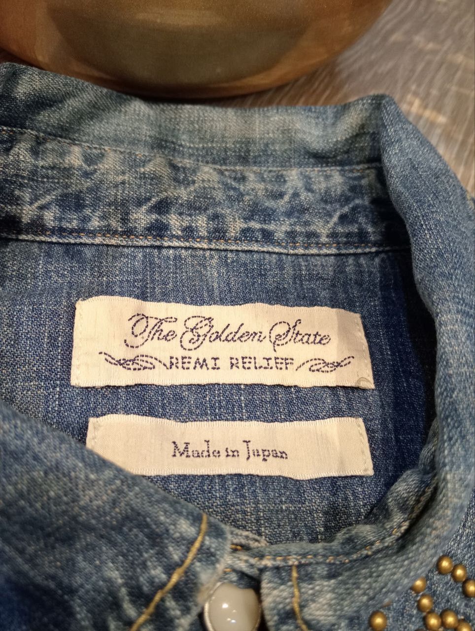 Remi Relief REMI RELIEF BLUE DENIM SHIRT Size US L / EU 52-54 / 3 - 6 Thumbnail