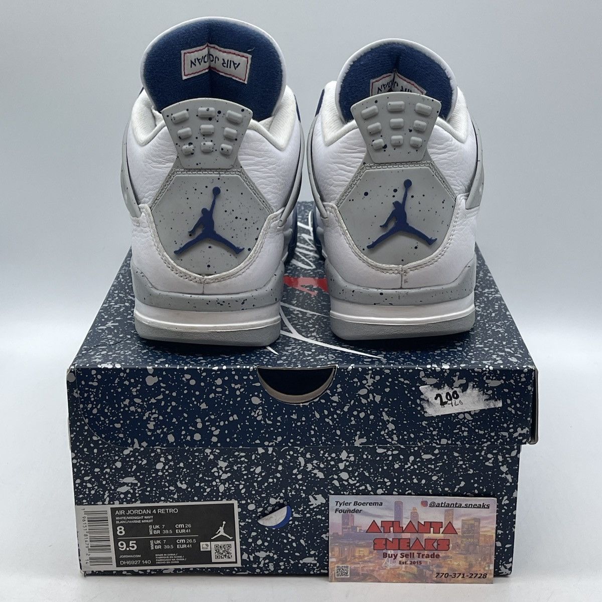 Jordan Brand Air Jordan 4 midnight navy Size US 8 / EU 41 - 3 Thumbnail