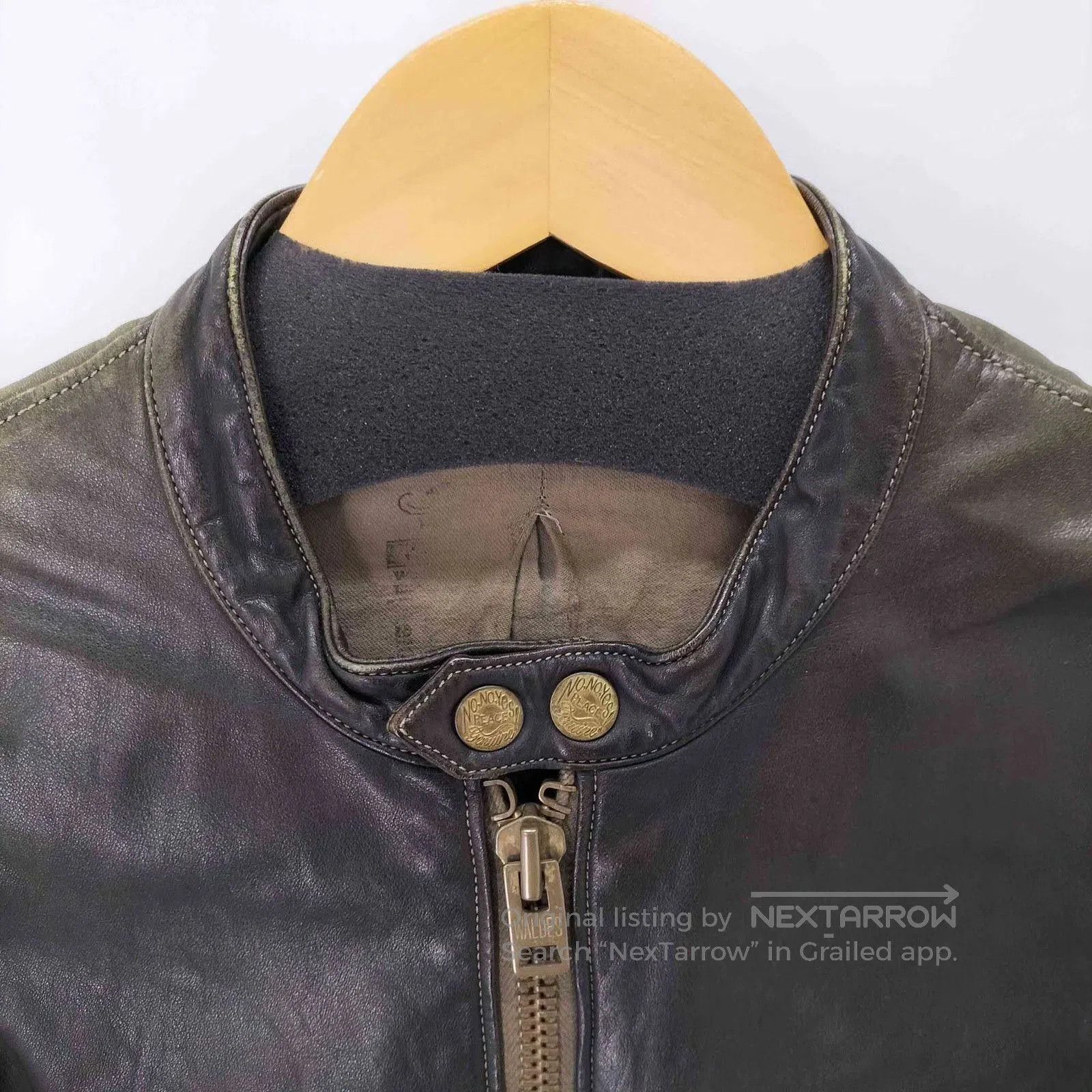 Other No.No.Yes Leather Single Rider Jacket S. Size S / US 4 / IT 40 - 3 Thumbnail