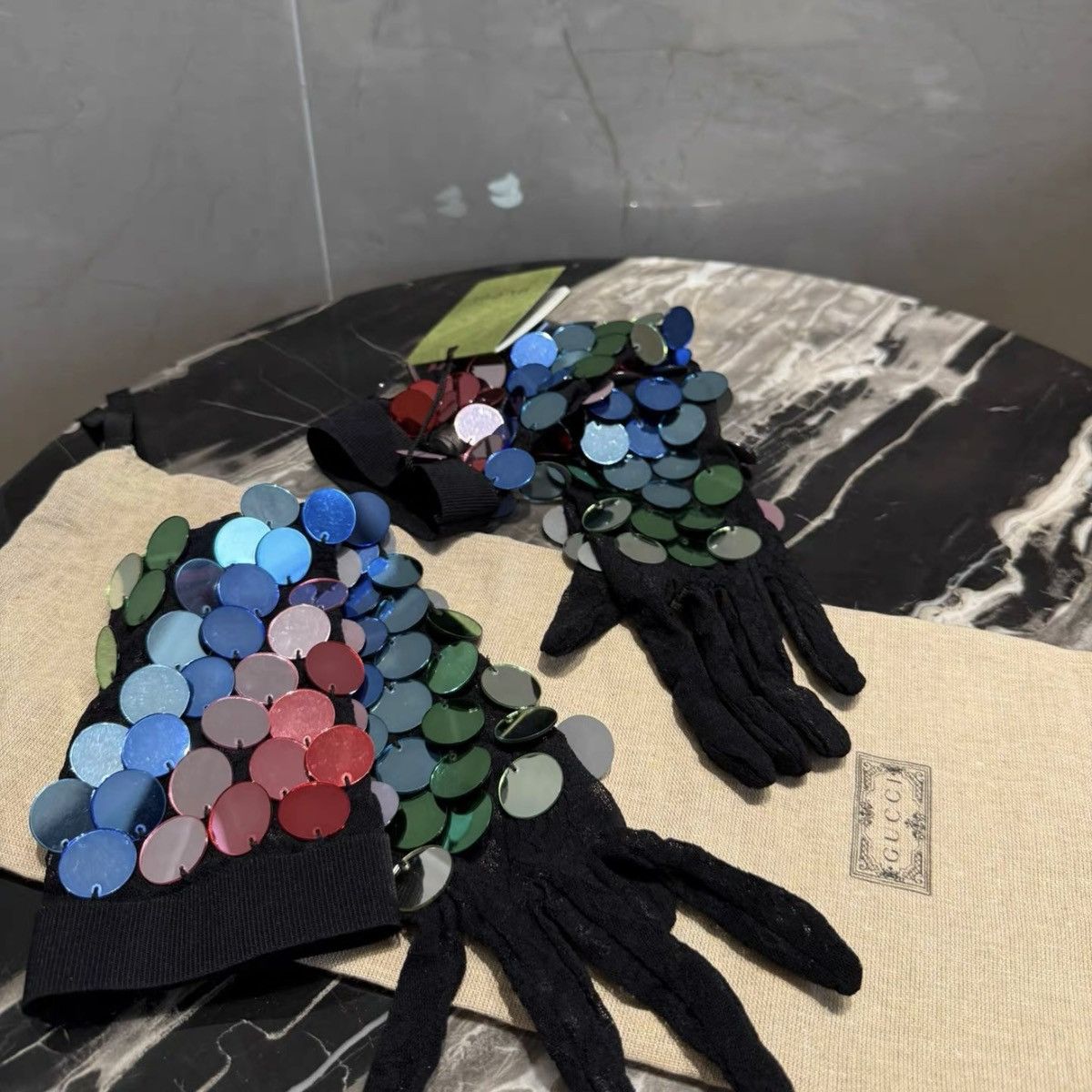 Gucci Rare runway lace gloves Size ONE SIZE - 2 Thumbnail