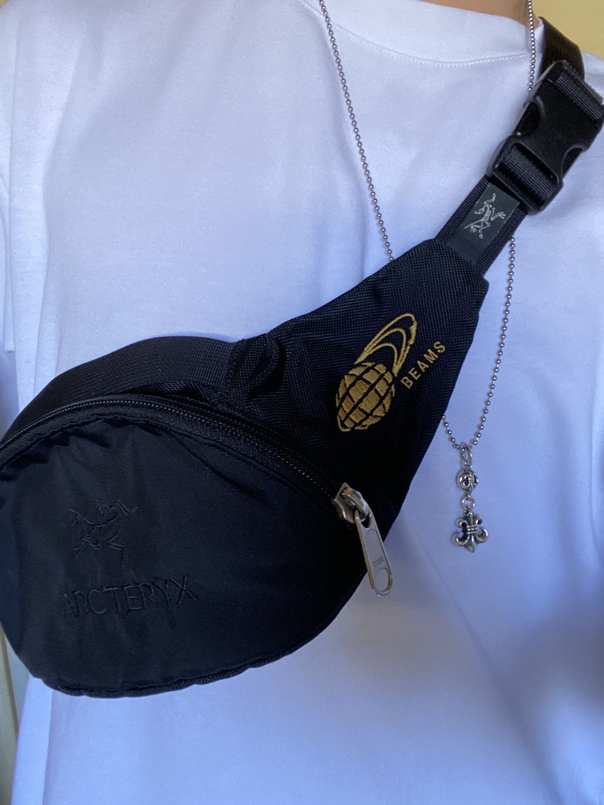 image of Arcteryx x Beams Plus Urban Fanny in Black Gold, Men's