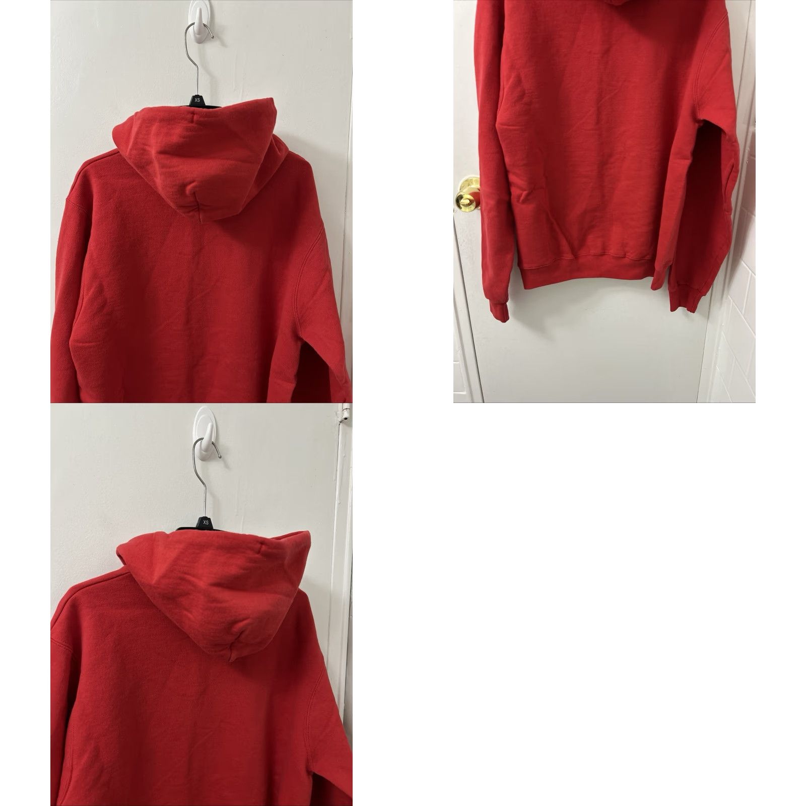 Champion Champion Hoodie Mens Small Red Boston University Pullover L/S Sweatshirt Kangaroo Pocket Graphic Print Hooded Crew Neck Football School Spirit Mens Size US S / EU 44-46 / 1 - 8 Thumbnail