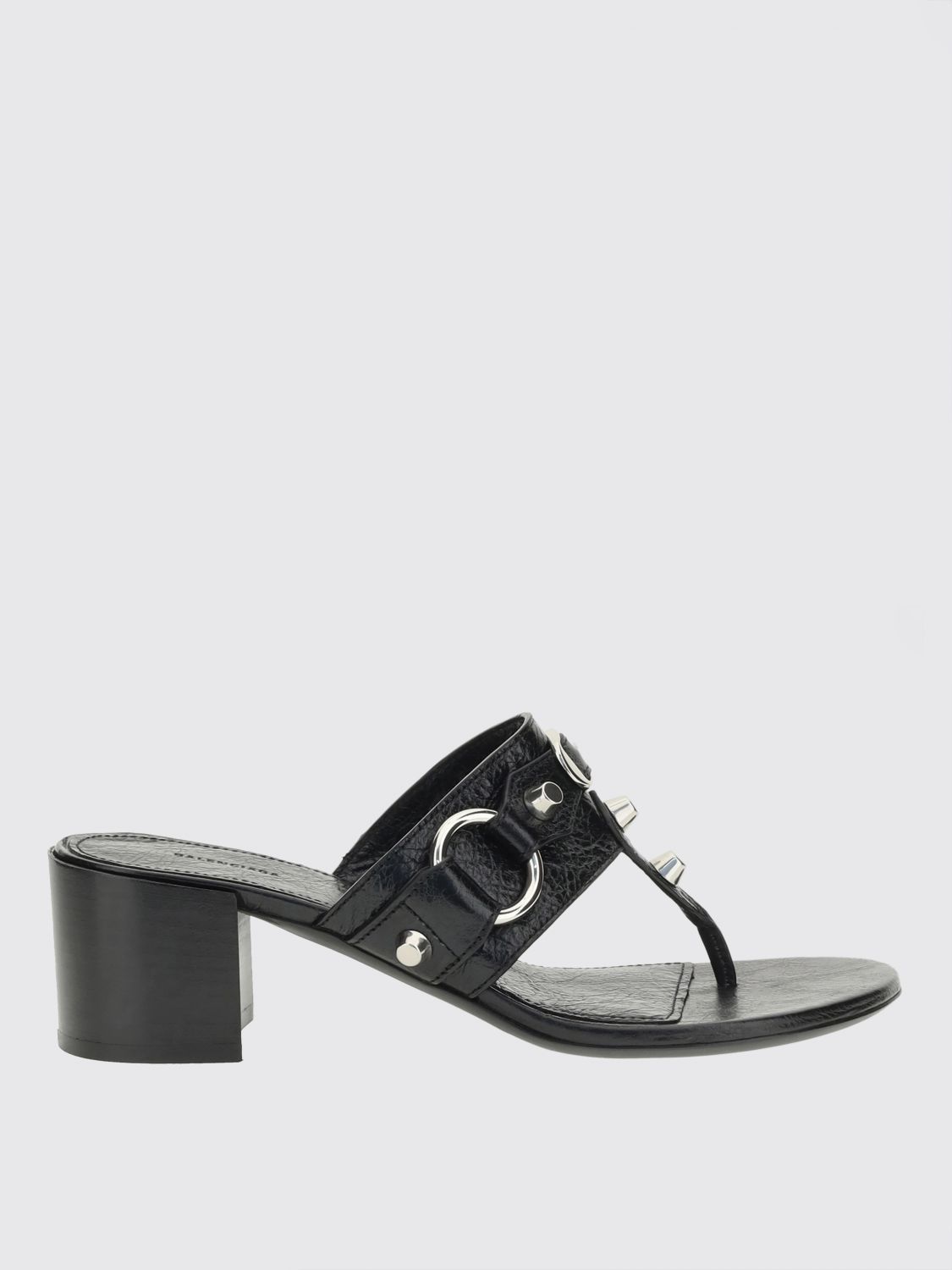 Balenciaga Balenciaga Heeled Sandal Woman Black Size US 7 / IT 37 - 1 Thumbnail