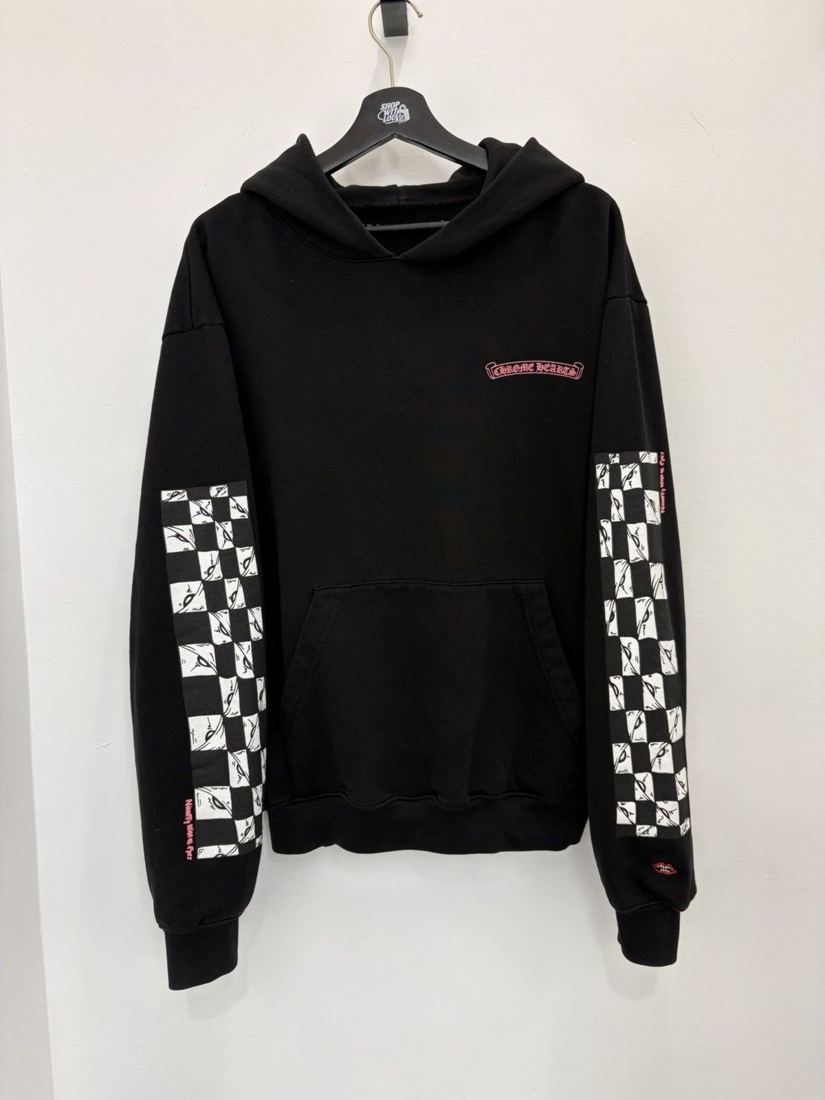Chrome Hearts Chrome Hearts Matty Boy Checker Board 99 Eyes Hoodie