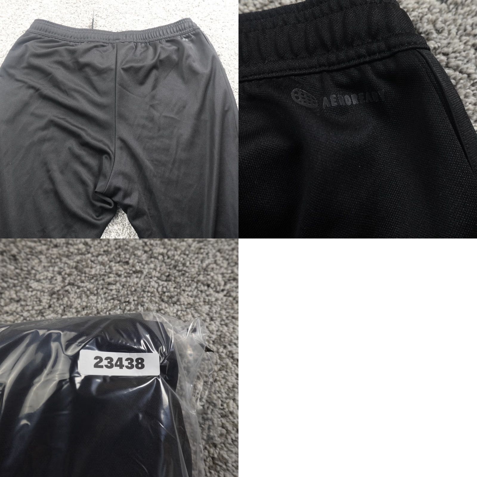 Adidas Adidas Pants Womens 1X Black Track Drawstring Jogger Sweatpants Workout Gym Run Size 24" / US 00 / IT 34 - 9 Thumbnail