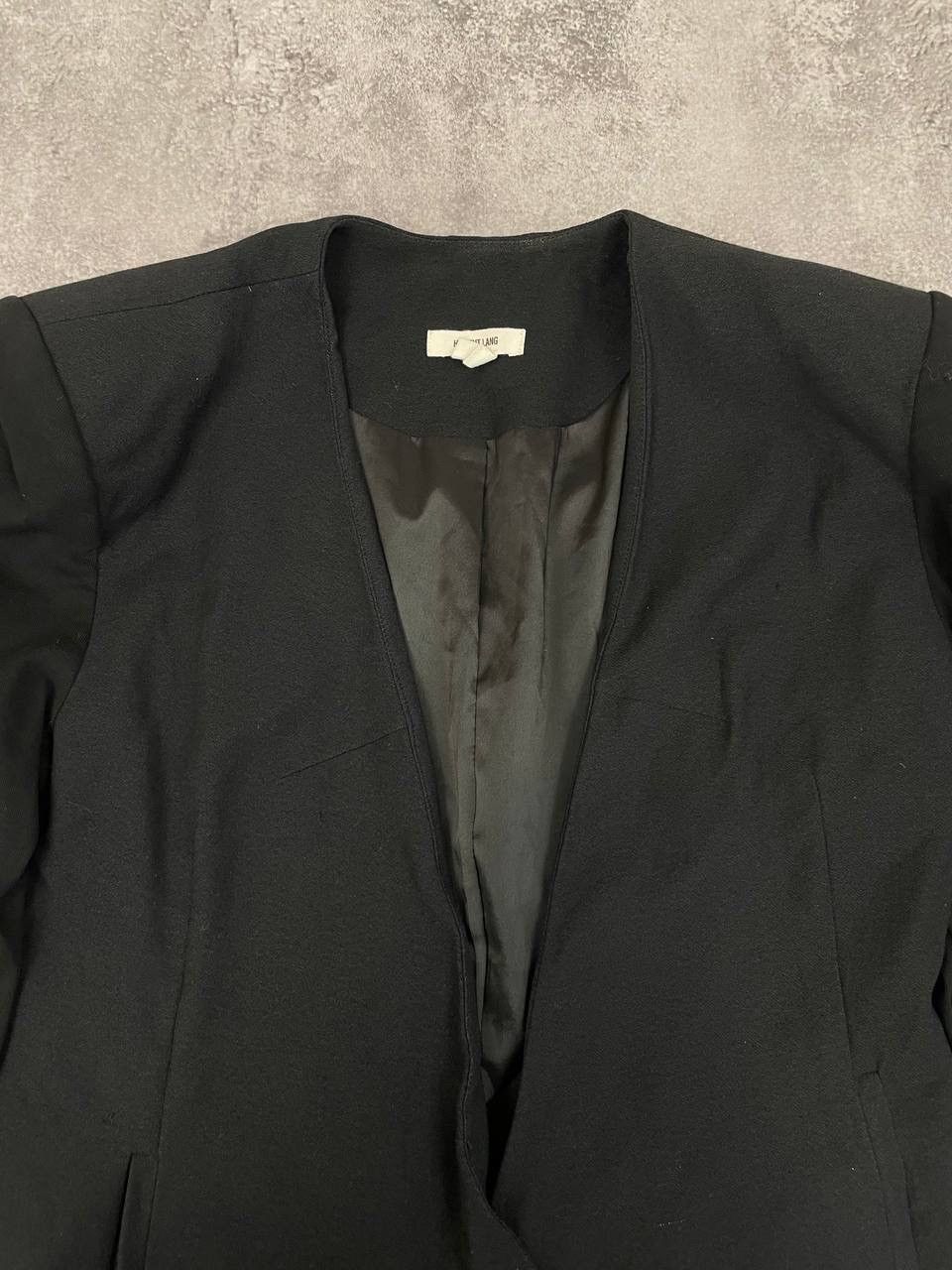 Helmut Lang Helmut Lang Women Blazer Jacket Black Size M Size M / US 6-8 / IT 42-44 - 2 Thumbnail