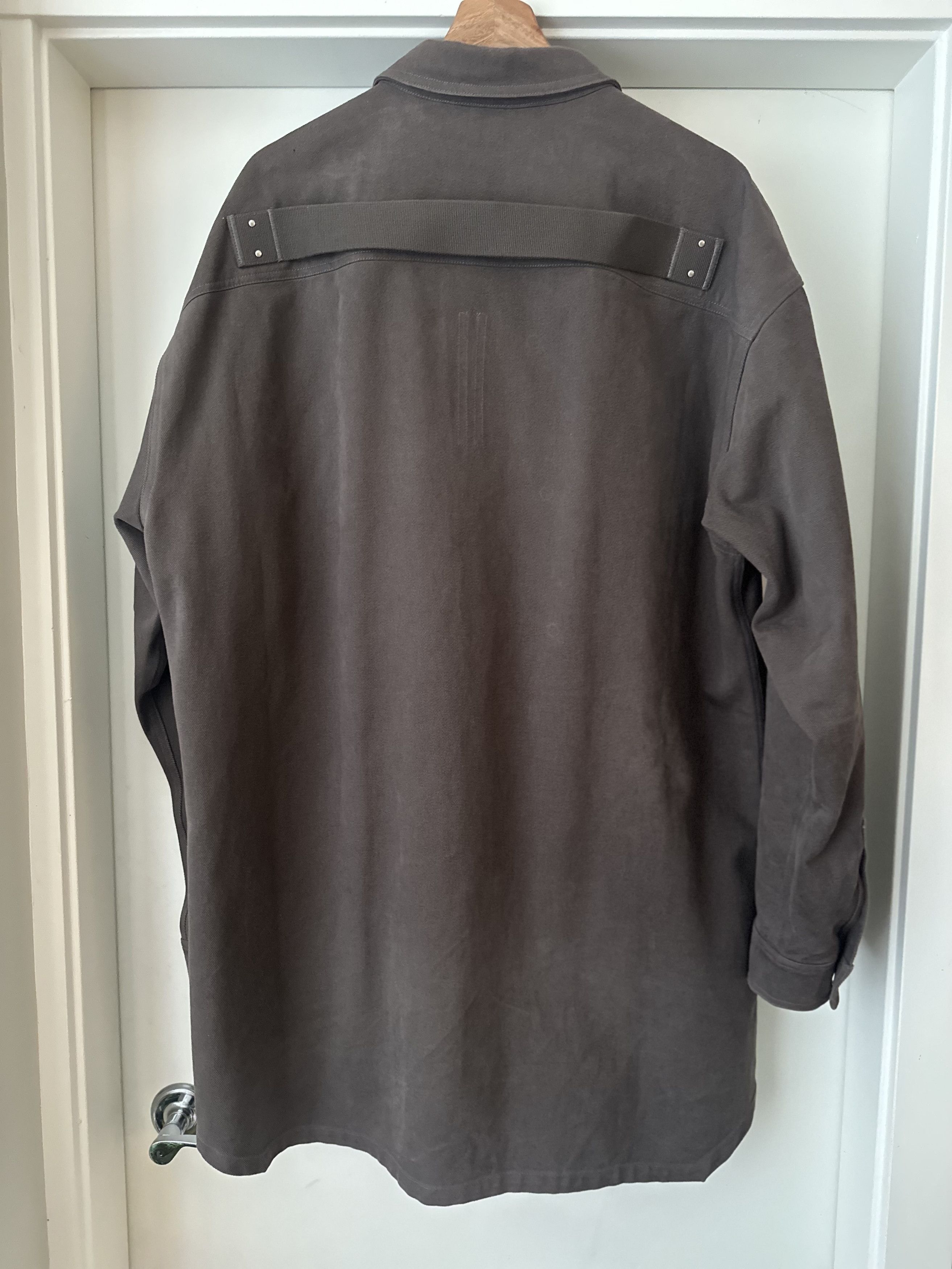 Rick Owens Rick Owens FW22 Strobe Heavy Cotton Flannel Oversized Shirt Size US M / EU 48-50 / 2 - 2 Thumbnail