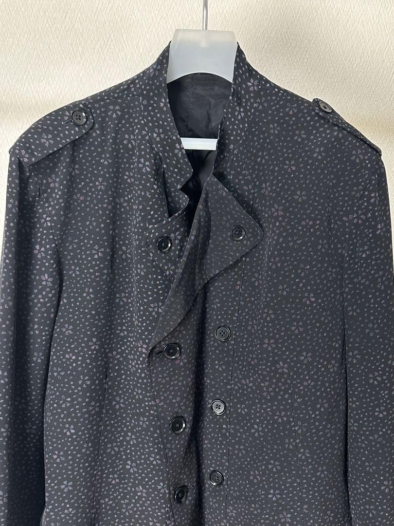 Yohji Yamamoto Yohji Yamamoto 12ss Floralallover pattern silk double jacket Size US XL / EU 56 / 4 - 4 Thumbnail
