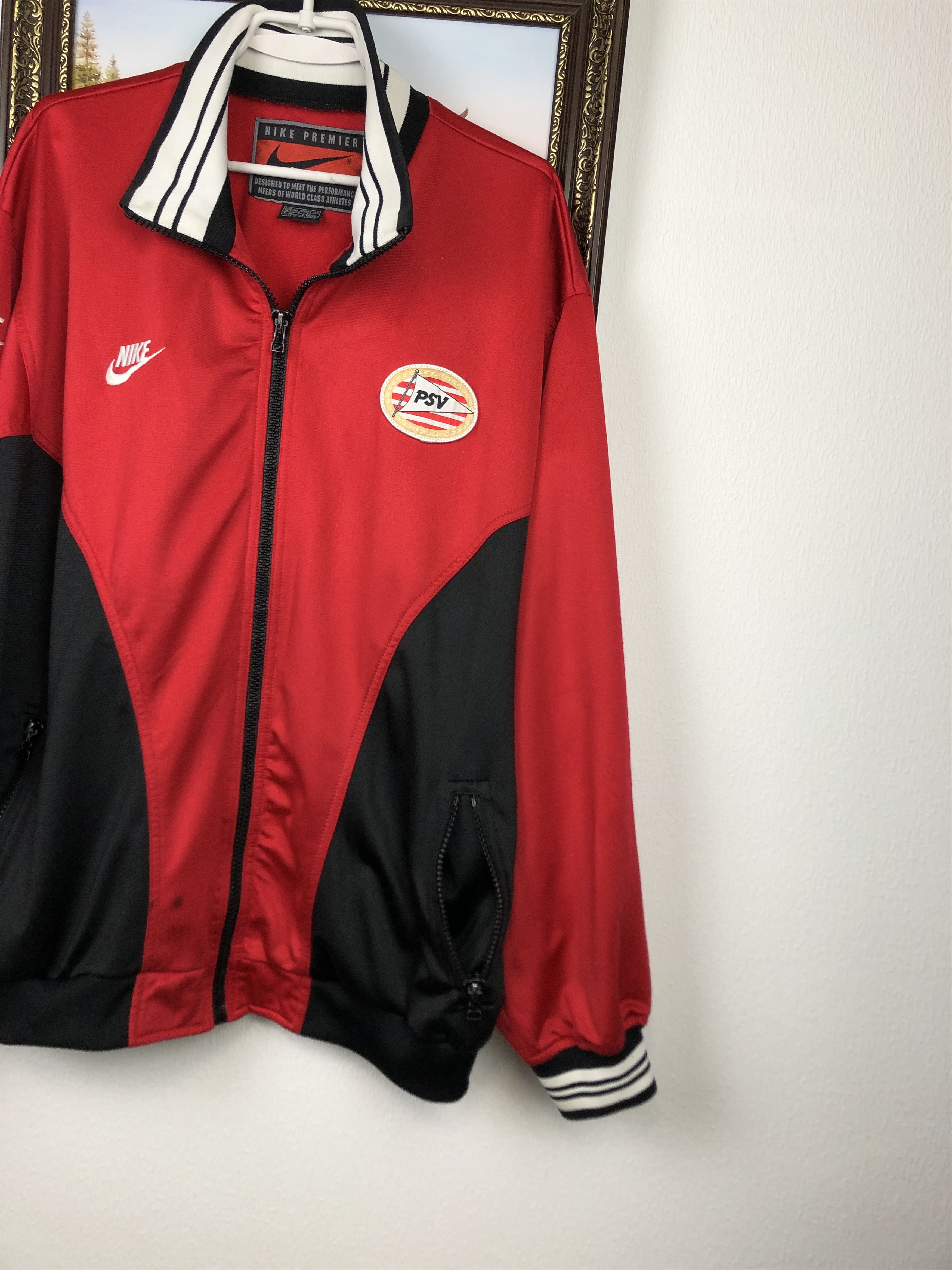 Nike Vintage 90's Nike PSV Eindhoven Football Jacket Soccer Track Size US XL / EU 56 / 4 - 5 Thumbnail