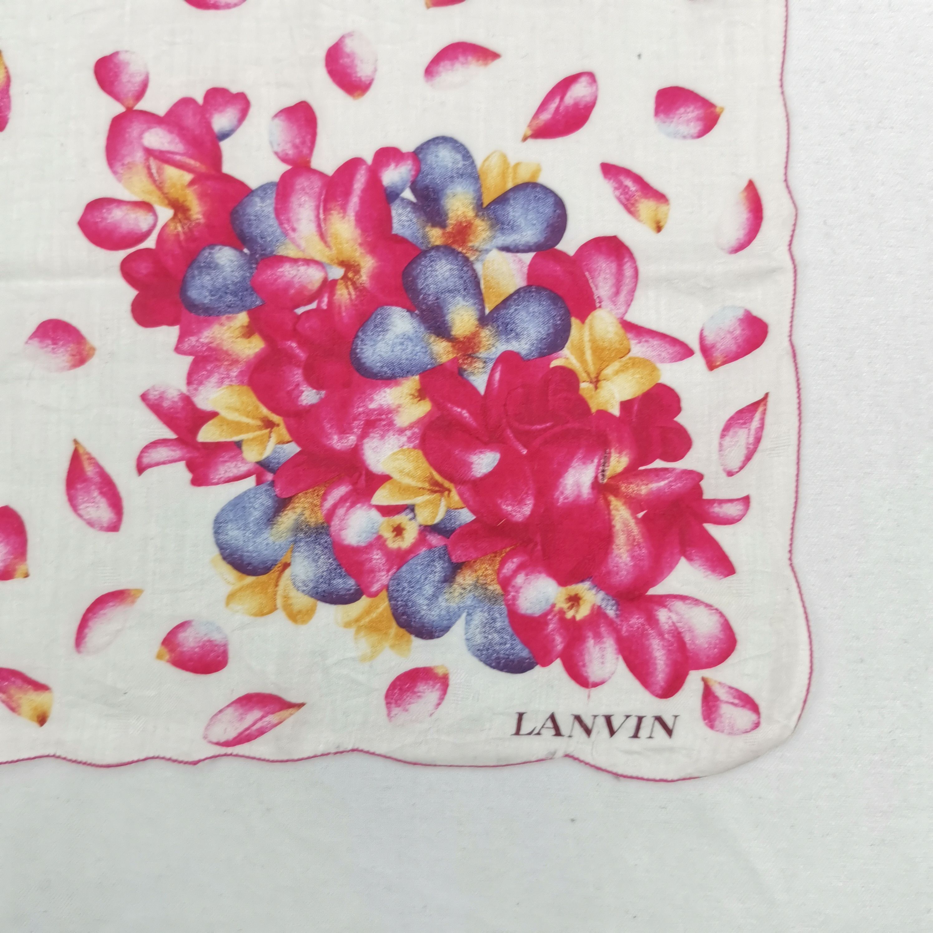 Lanvin Vintage Lanvin Handkerchief Neckerchief Bandana Size ONE SIZE - 3 Thumbnail