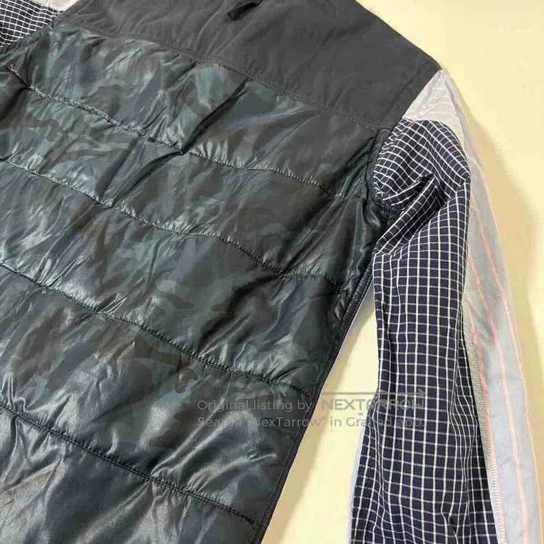 Junya Watanabe Junya Watanabe Striped Camo Patchwork Shirt Size US XXS / EU 40 - 7 Thumbnail