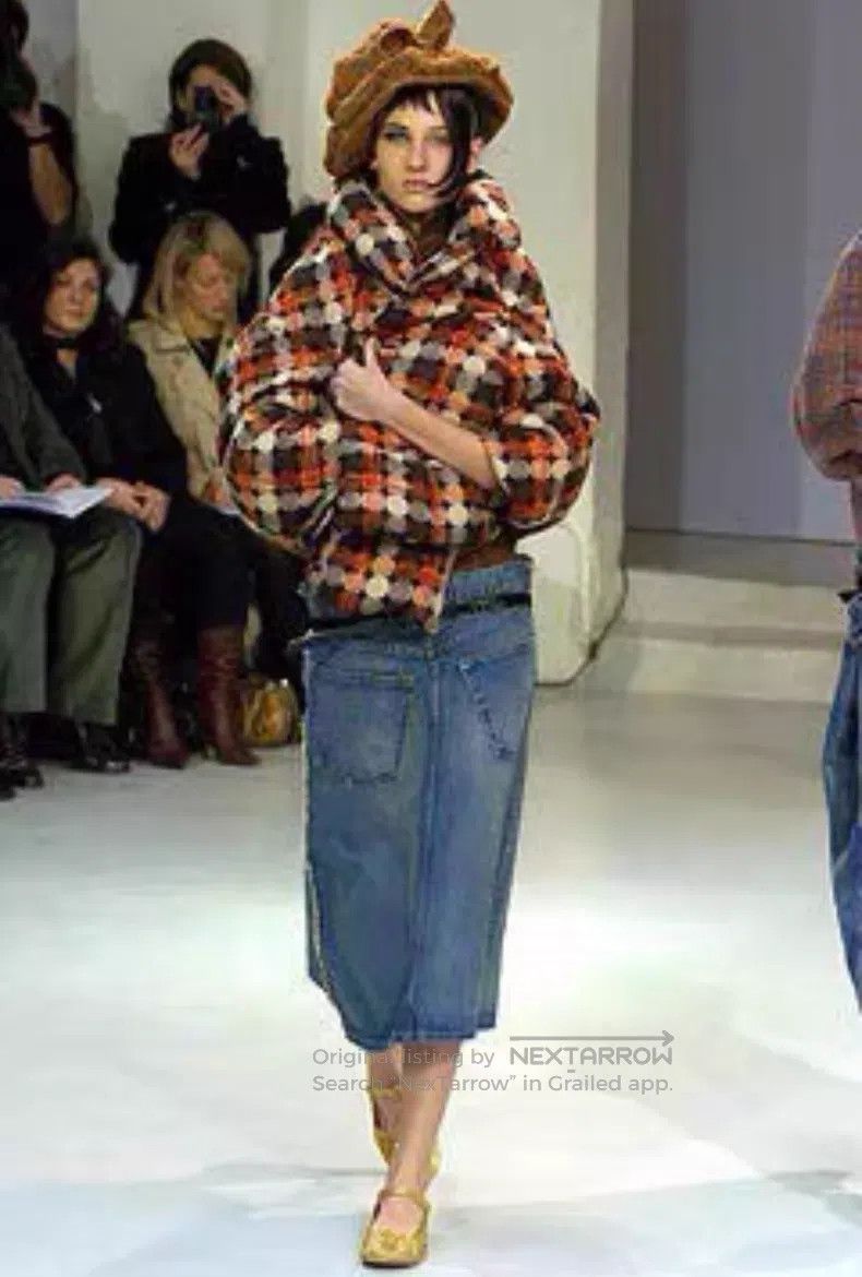 Junya Watanabe JUNYA WATANABE size M Vintage Deconstructed Denim Skirt Size 23" - 5 Thumbnail