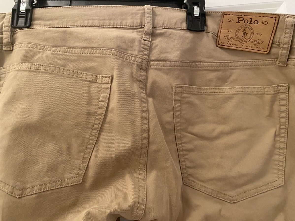 Polo Ralph Lauren Polo ralph lauren sullivan slim stretch jeans 34x27 Khaki Size US 34 / EU 50 - 4 Thumbnail