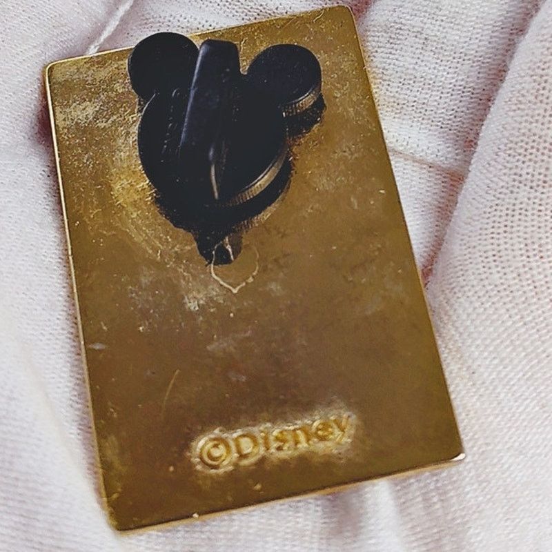 Disney Disney Mickey Mouse Silhouette Black & Gold Rectangle Pin Size ONE SIZE - 5 Thumbnail