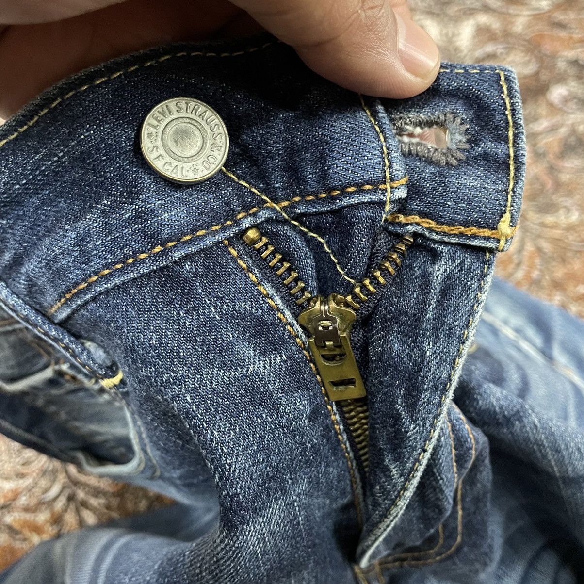 Levi's Vintage Clothing 🔥Vintage Levis 503 Stoned Washed Distress Denim Jeans Size US 33 - 9 Thumbnail