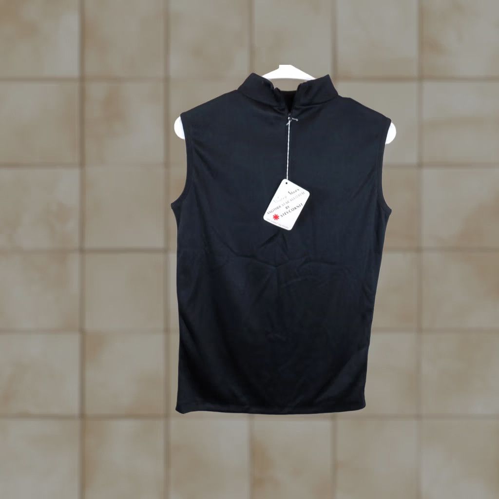 Vintage VINTAGE Tara-one Shirt Black Size M 1970's Kodel Polyester Sleeveless Women Size M / US 6-8 / IT 42-44 - 1 Thumbnail