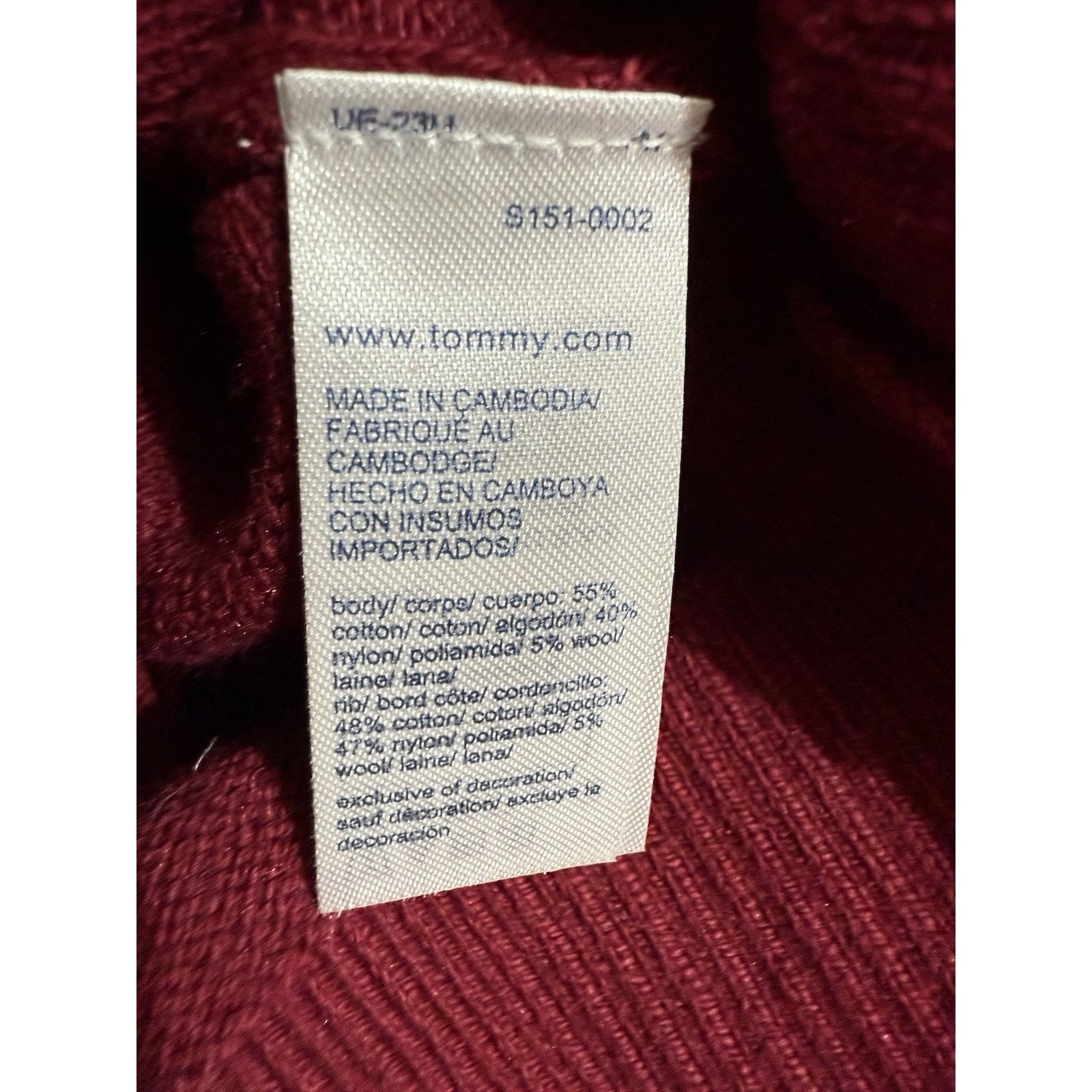 Tommy Hilfiger Tommy Hilfiger Mockneck Sweater Womens L Relaxed Fit Classic Size L / US 10 / IT 46 - 6 Thumbnail