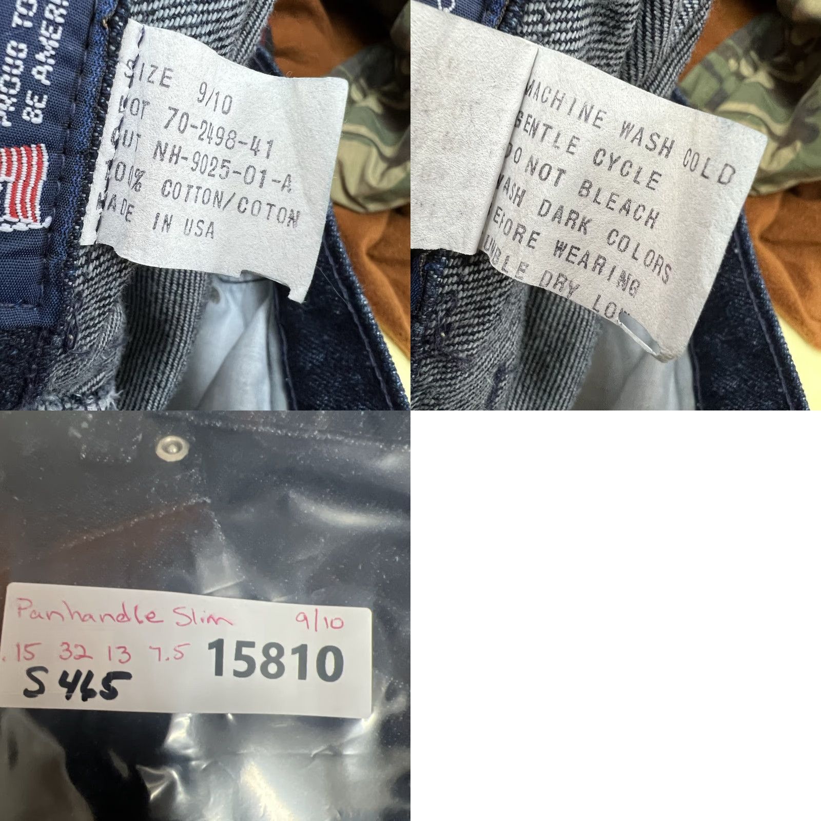 Vintage VINTAGE Panhandle Slim Western Denim Jeans Women’s 30x32 SZ 9/10 Dark Blue USA Slim Straight 30 32 Womens Size 32" / US 10 / IT 46 - 9 Thumbnail
