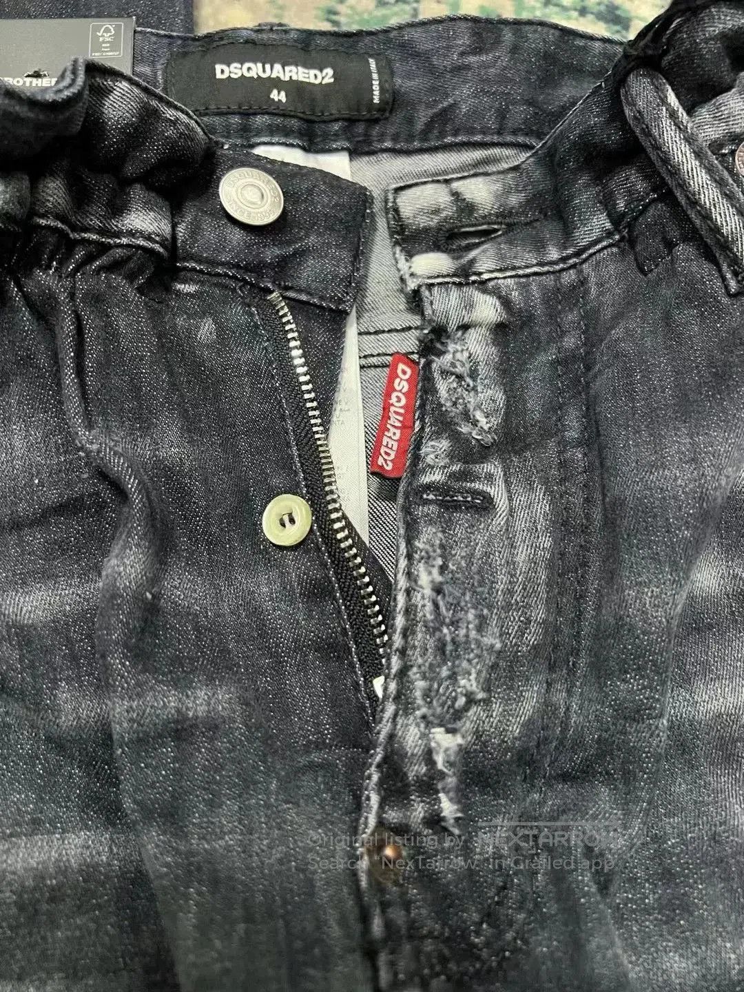Dsquared2 dsquared2 black gray washed denim pants. Size US 44 / EU 60 - 3 Thumbnail