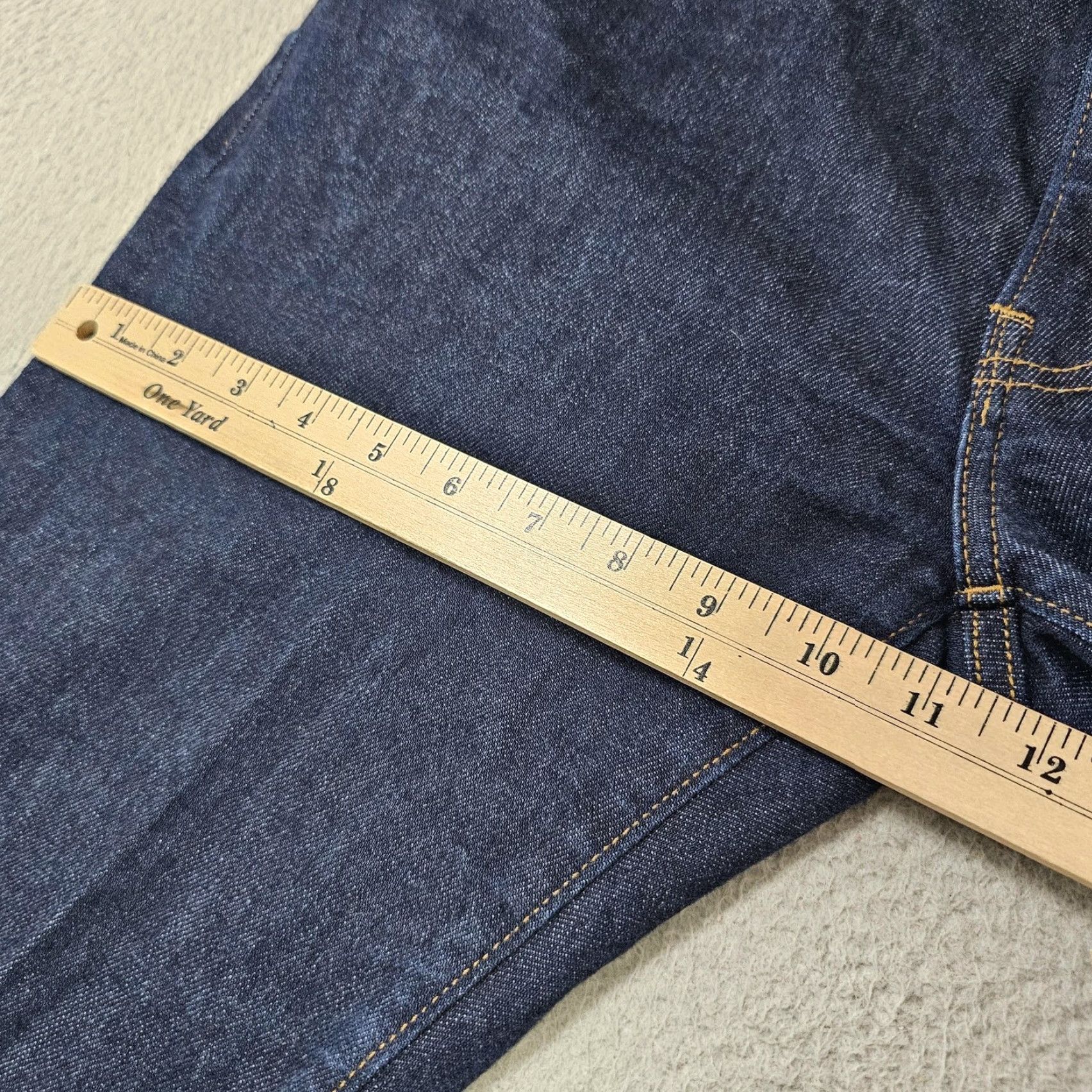 J.Crew J.CREW Jeans Mens 31x30 Dark Wash Stretch Straight Denim Size US 31 - 4 Thumbnail