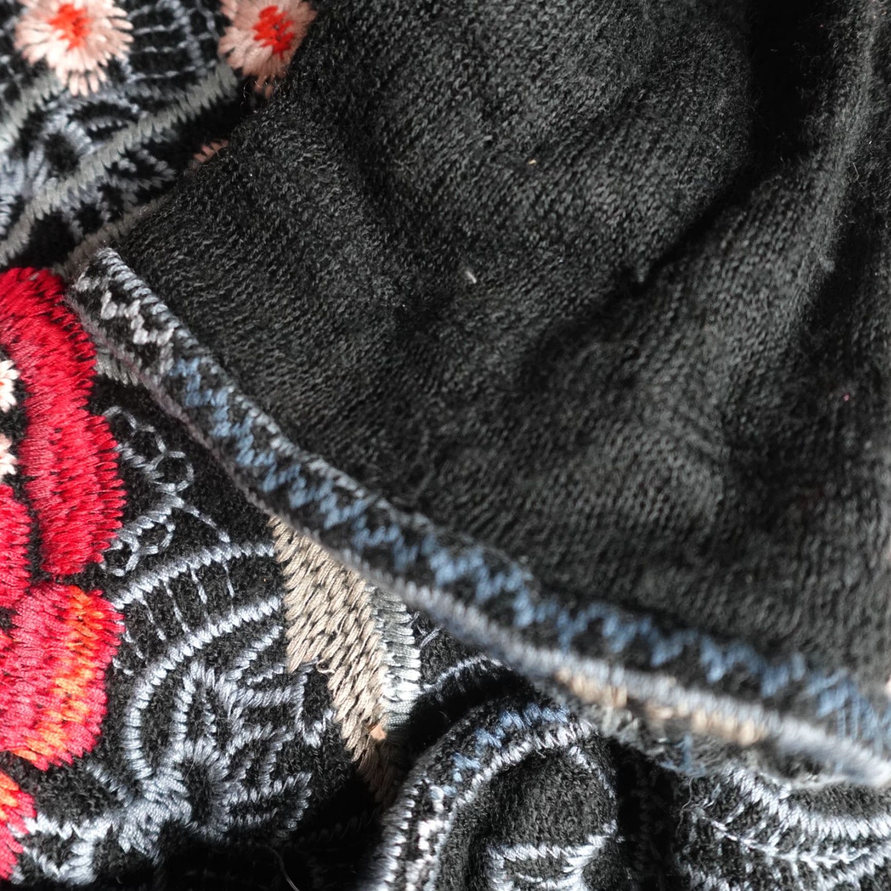 Johnny Was Johnny Was Womens Cardigan XS Black Cotton Knit Hooded Embroidered Duster Biya Size XS / US 0-2 / IT 36-38 - 4 Thumbnail