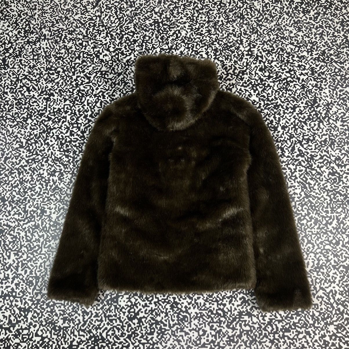 Vintage Vintage Y2K Japanese Style Faux Fur Retro Bomber Jacket Size XS / US 0-2 / IT 36-38 - 15 Thumbnail