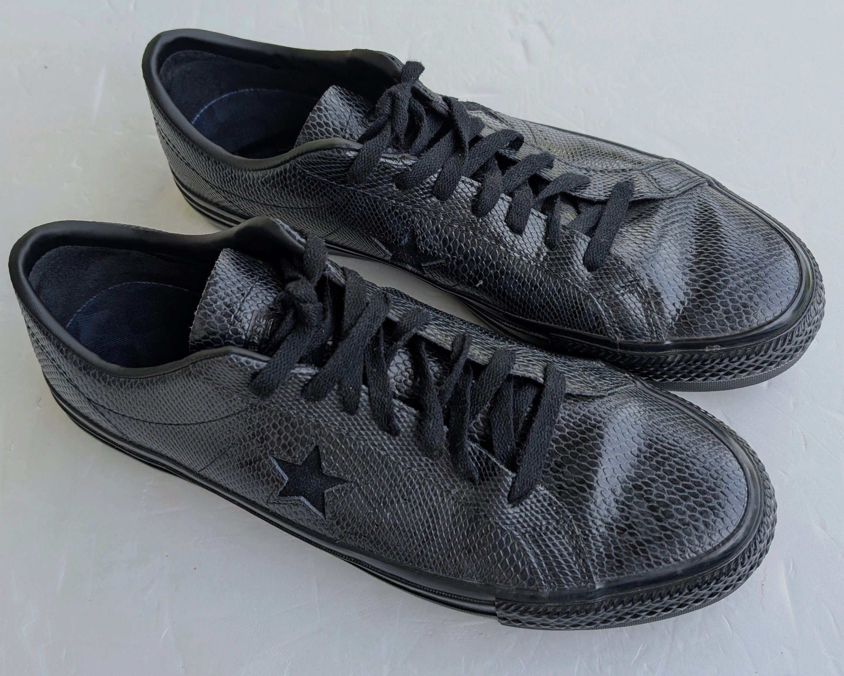 Converse Converse Jamie Platt One Star Pro Size 12 Black Snakeskin Size US 12 / EU 45 - 2 Thumbnail