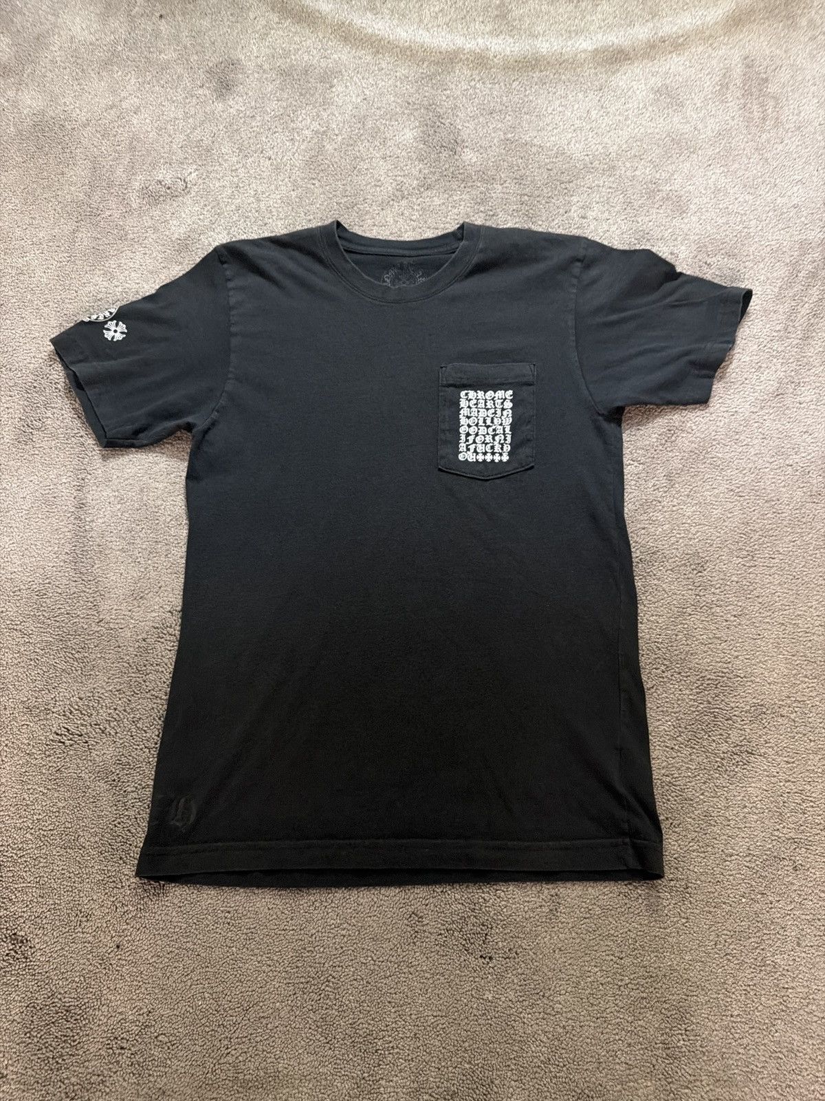 Chrome Hearts Rare Black Chrome Hearts All over Tee Size US M / EU 48-50 / 2 - 1 Thumbnail