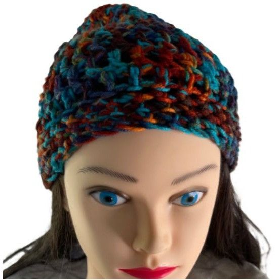 Handmade Crochet Slouch Hat Slouchy Beanie Snood Handmade Adult Size Size ONE SIZE - 4 Thumbnail